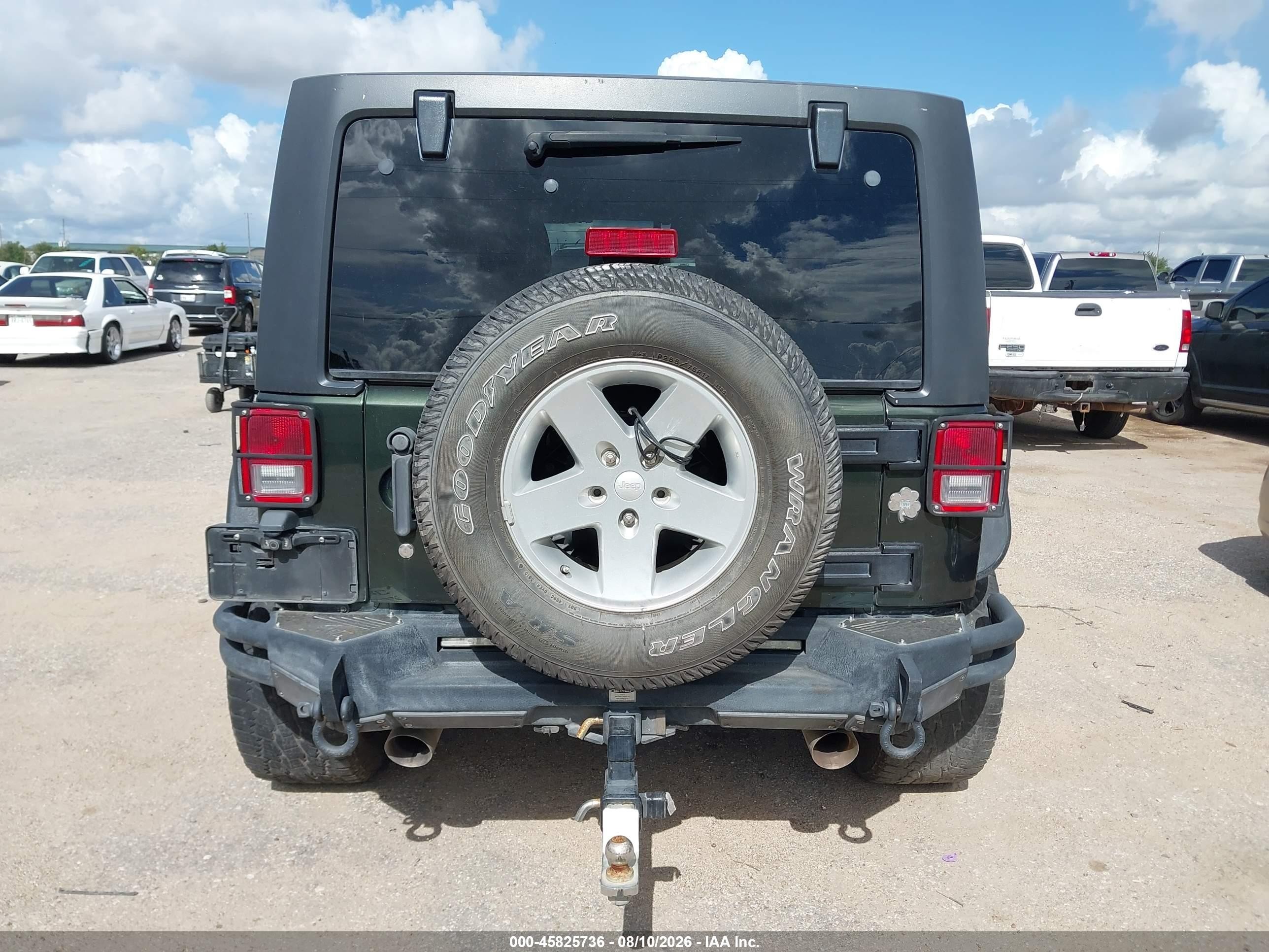 2011 Jeep Wrangler Unlimited Sport Green vin: 1J4BA3H14BL510044