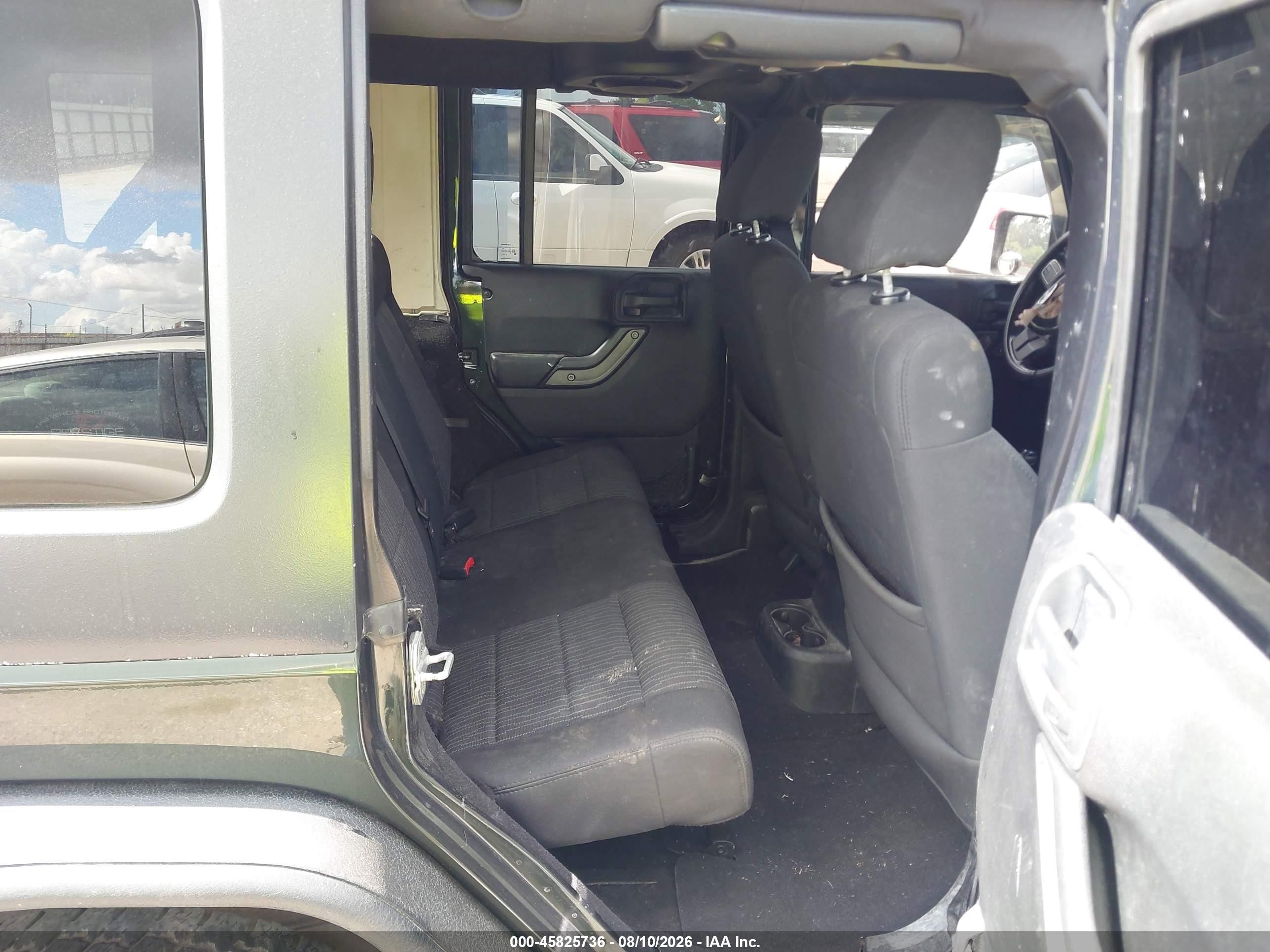 2011 Jeep Wrangler Unlimited Sport Green vin: 1J4BA3H14BL510044