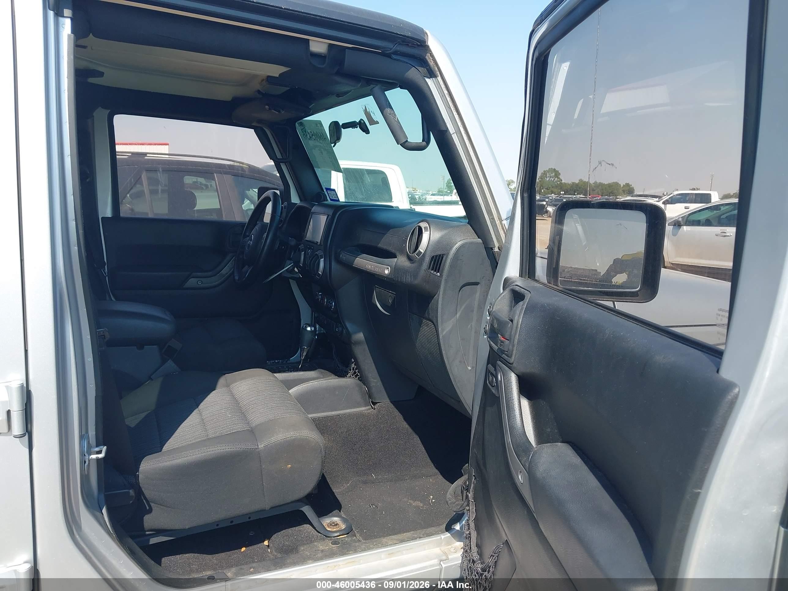 2011 Jeep Wrangler Unlimited Sport Silver vin: 1J4BA3H14BL514594