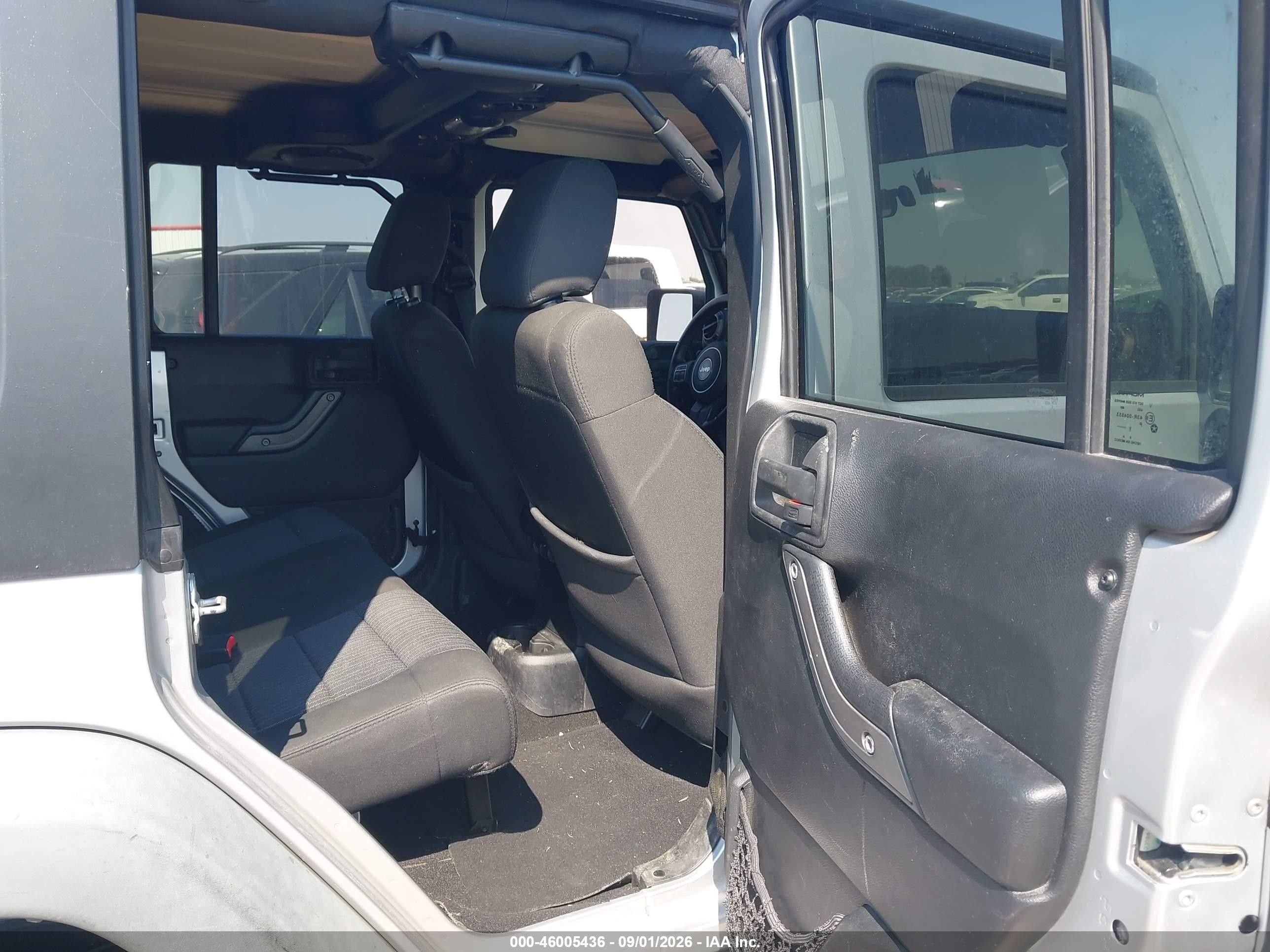 2011 Jeep Wrangler Unlimited Sport Silver vin: 1J4BA3H14BL514594
