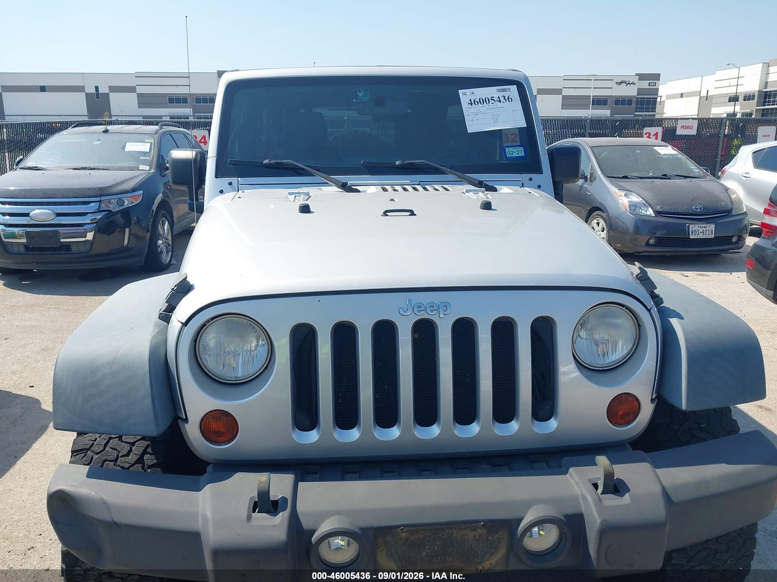 2011 Jeep Wrangler Unlimited Sport Silver vin: 1J4BA3H14BL514594