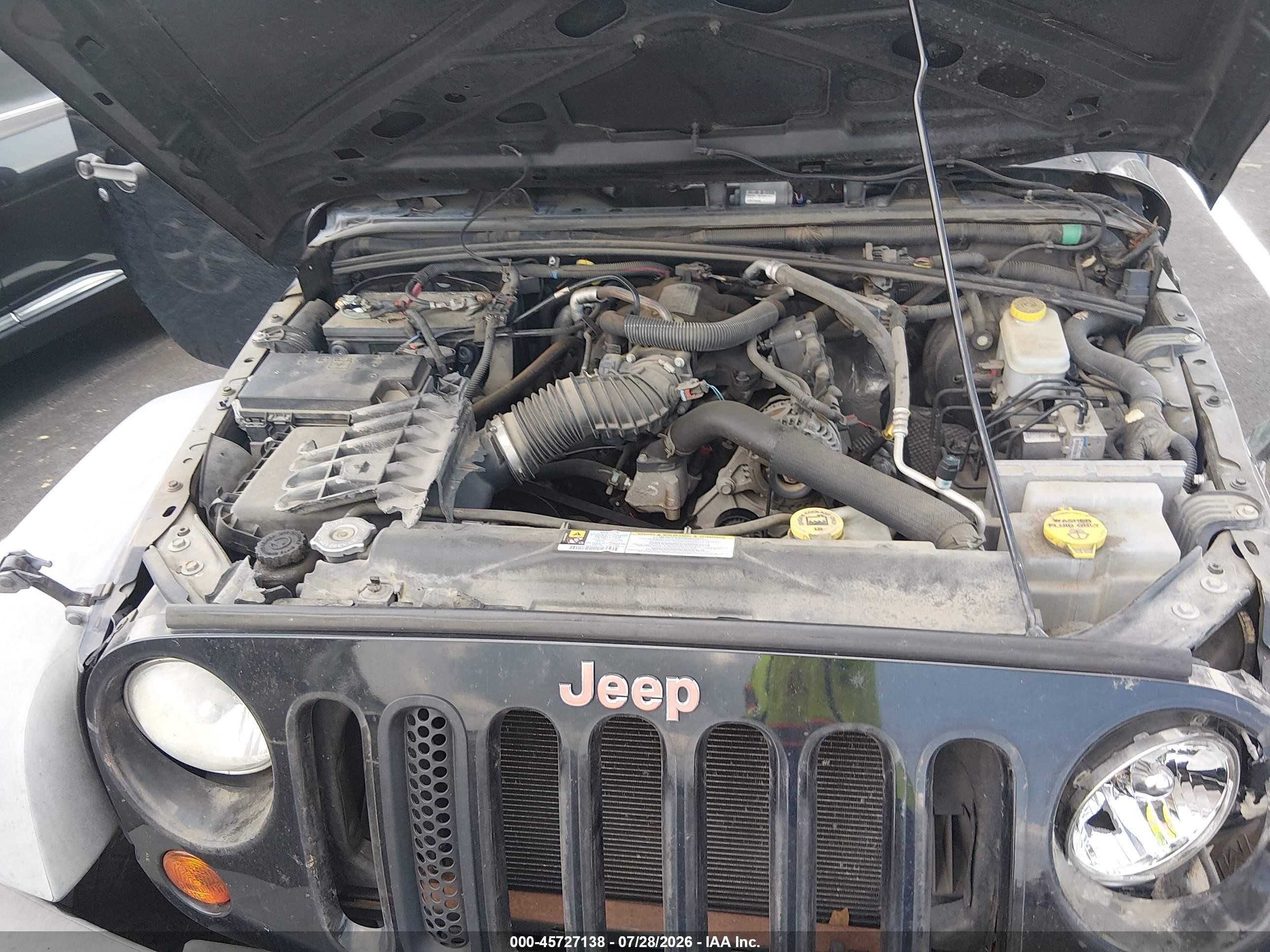 2011 Jeep Wrangler Unlimited Sport Black vin: 1J4BA3H14BL514644
