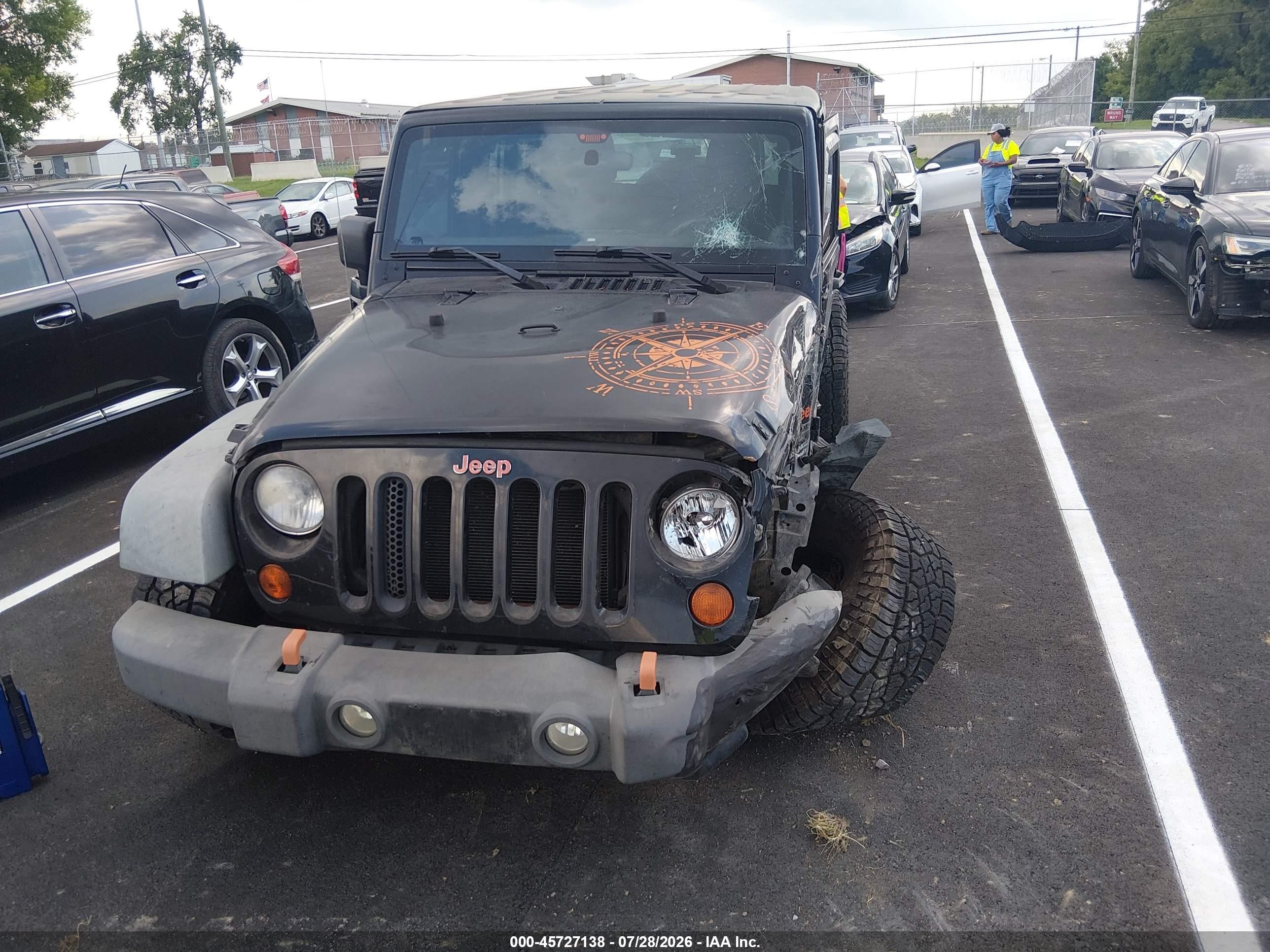 2011 Jeep Wrangler Unlimited Sport Black vin: 1J4BA3H14BL514644
