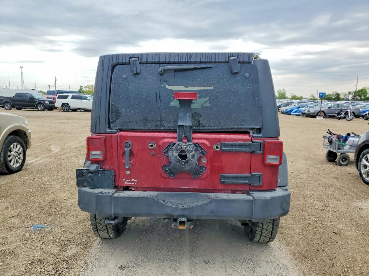 2011 Jeep Wrangler Unlimited Sport Бордовый vin: 1J4BA3H14BL567344