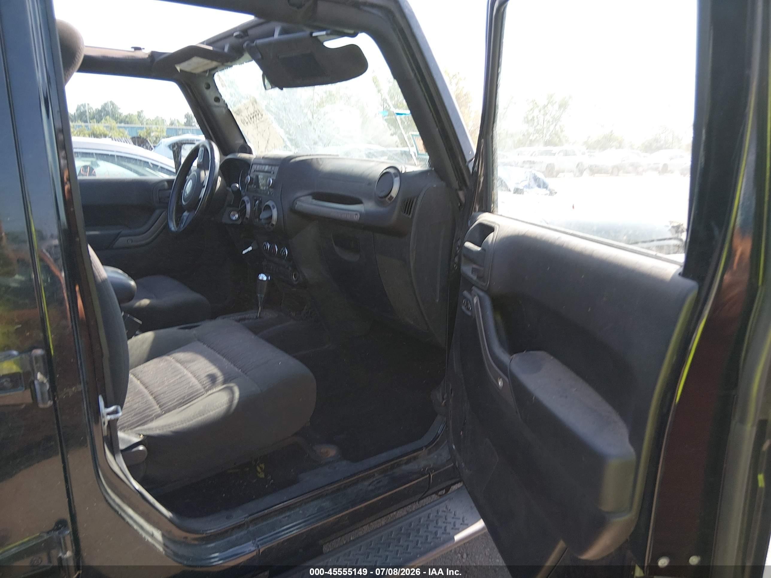 2011 Jeep Wrangler Unlimited Sport Black vin: 1J4BA3H14BL579588