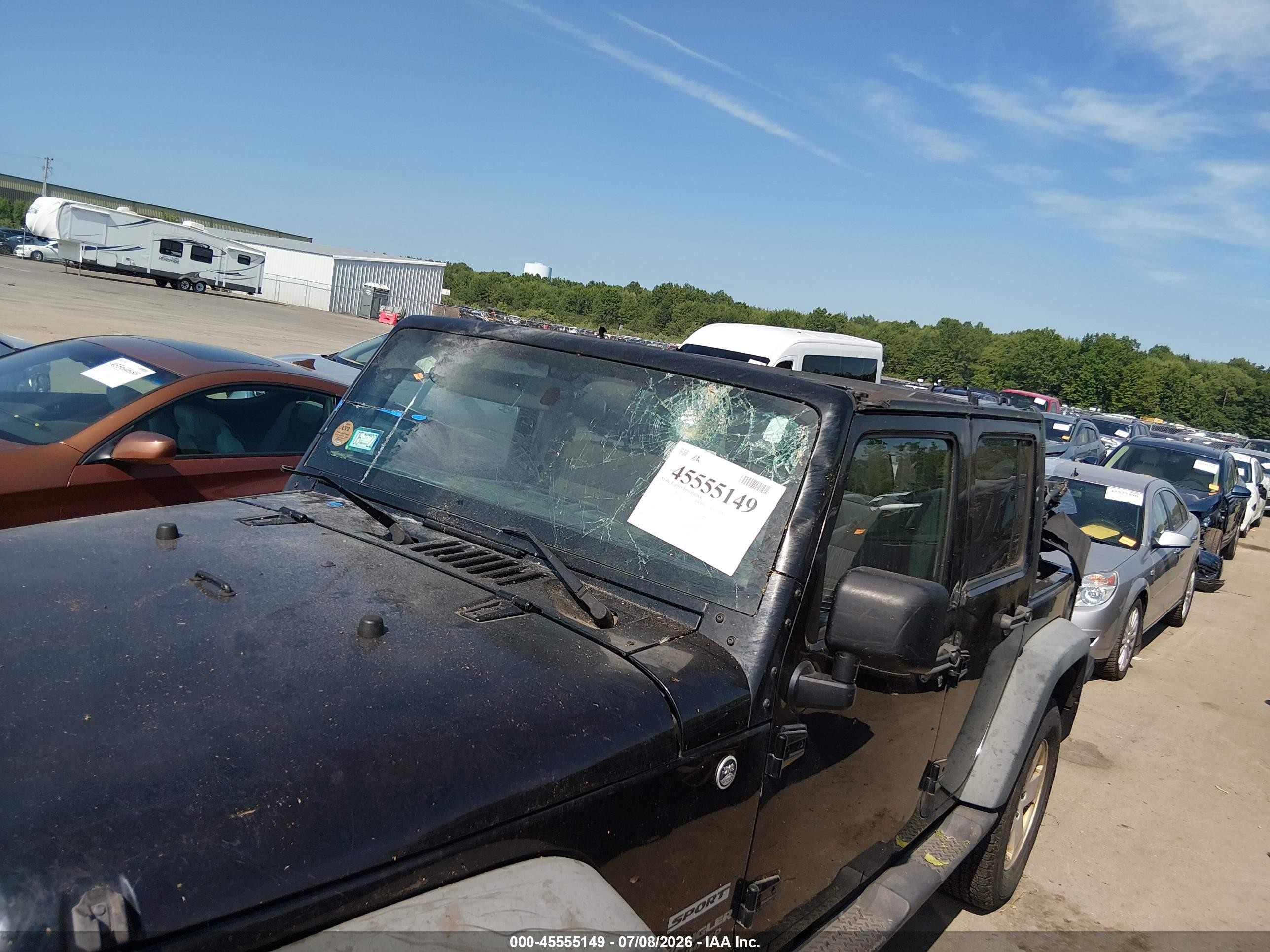 2011 Jeep Wrangler Unlimited Sport Black vin: 1J4BA3H14BL579588
