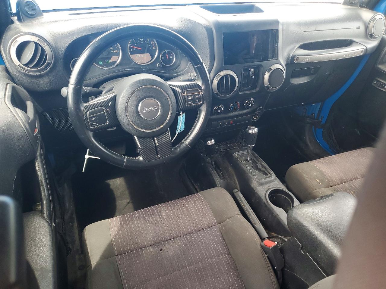 2011 Jeep Wrangler Unlimited Sport Blue vin: 1J4BA3H14BL582118