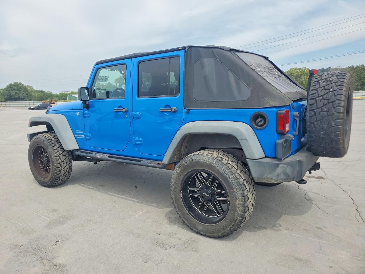 2011 Jeep Wrangler Unlimited Sport Blue vin: 1J4BA3H14BL582118
