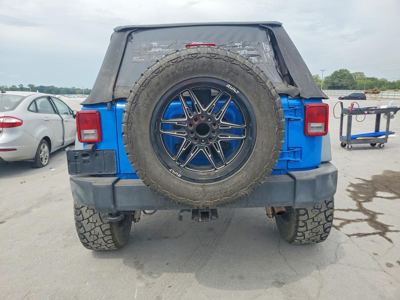 2011 Jeep Wrangler Unlimited Sport Blue vin: 1J4BA3H14BL582118