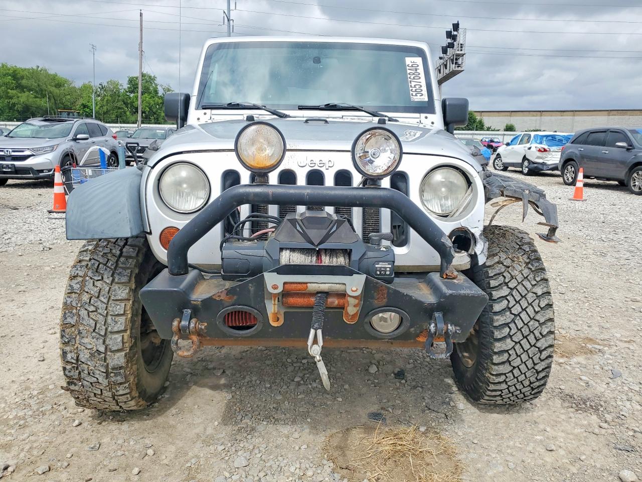 2011 Jeep Wrangler Unlimited Sport Silver vin: 1J4BA3H14BL616512