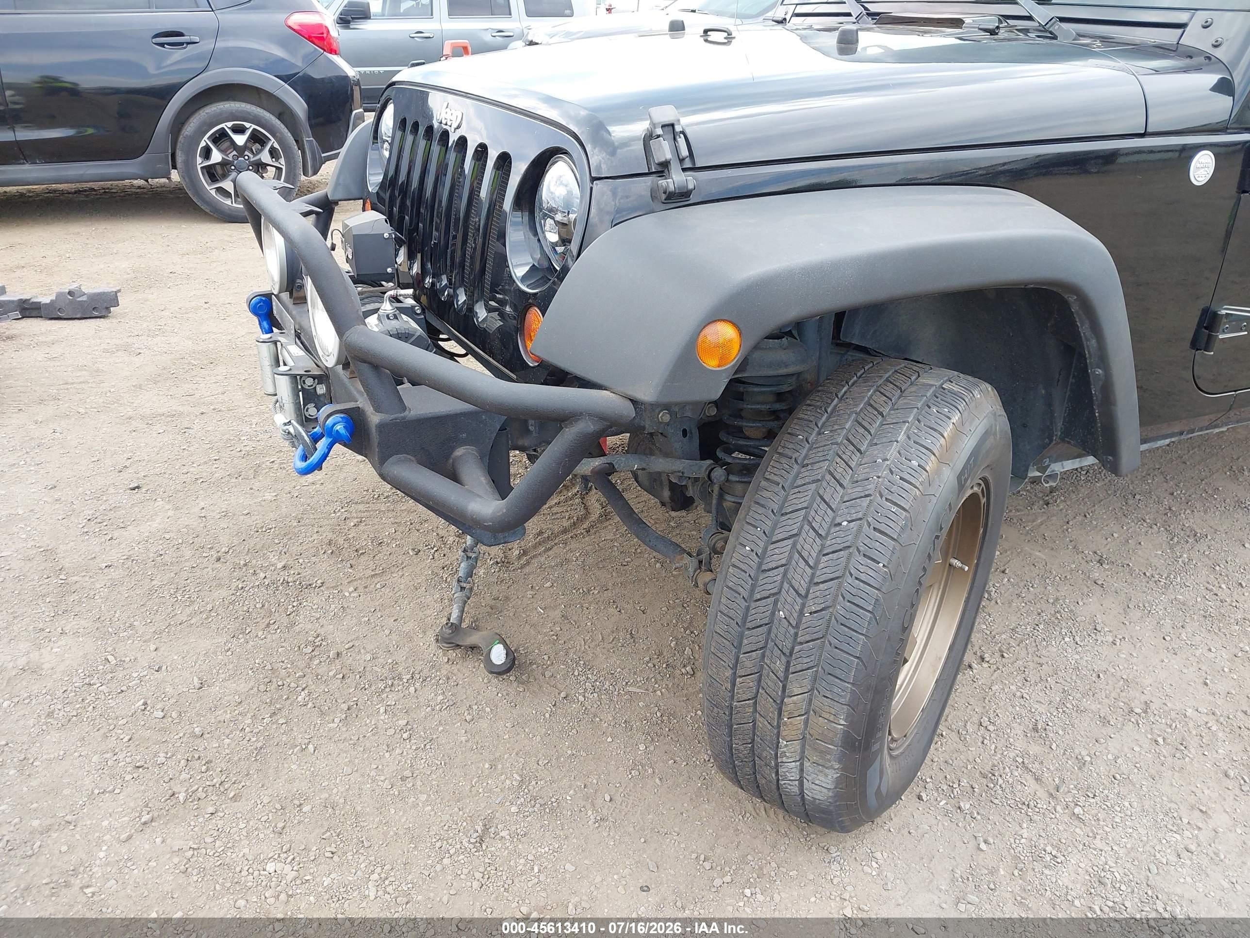2010 Jeep Wrangler Unlimited Sport Black vin: 1J4BA3H15AL101775