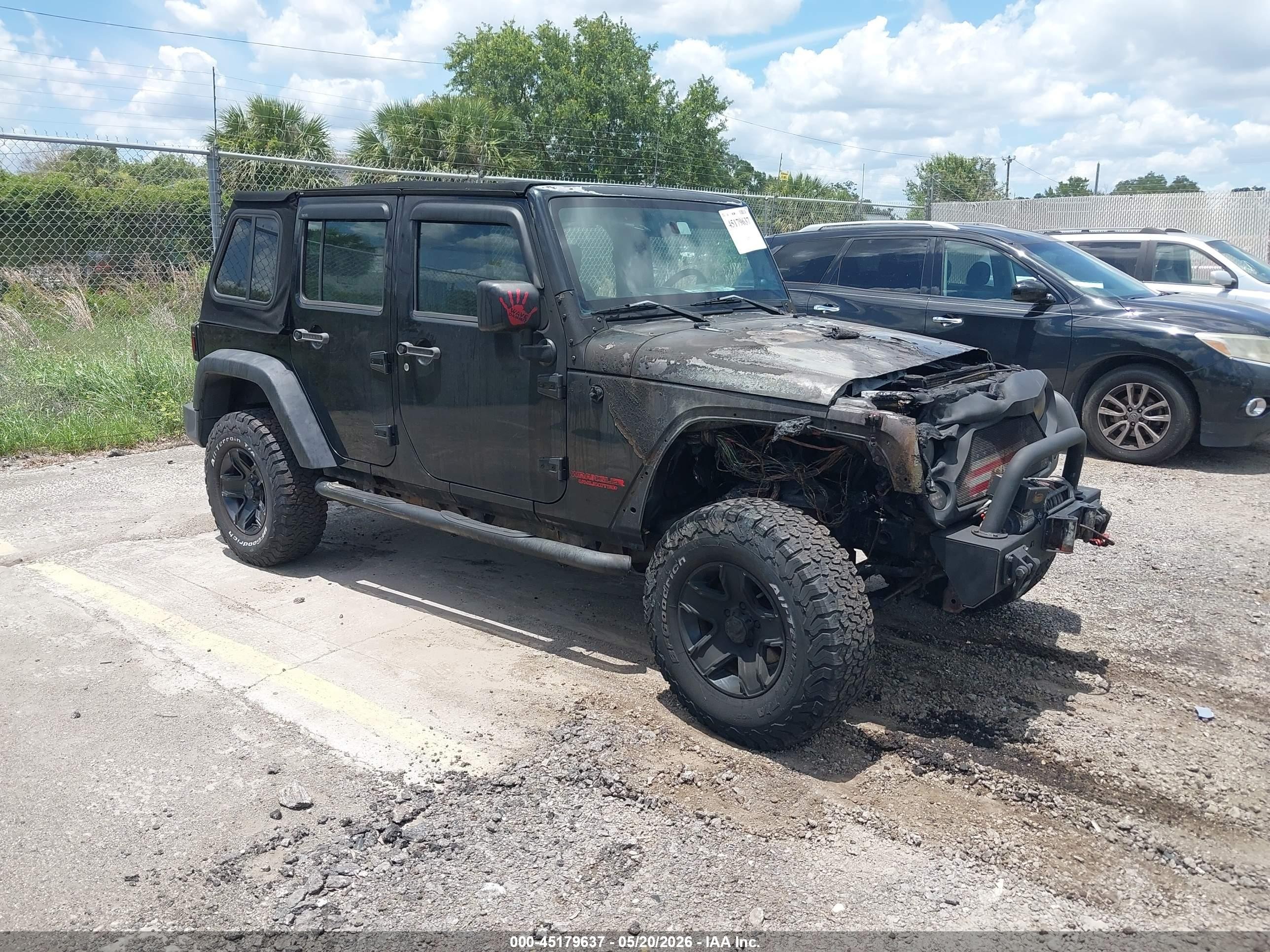 2010 Jeep Wrangler Unlimited Sport Black vin: 1J4BA3H15AL175813