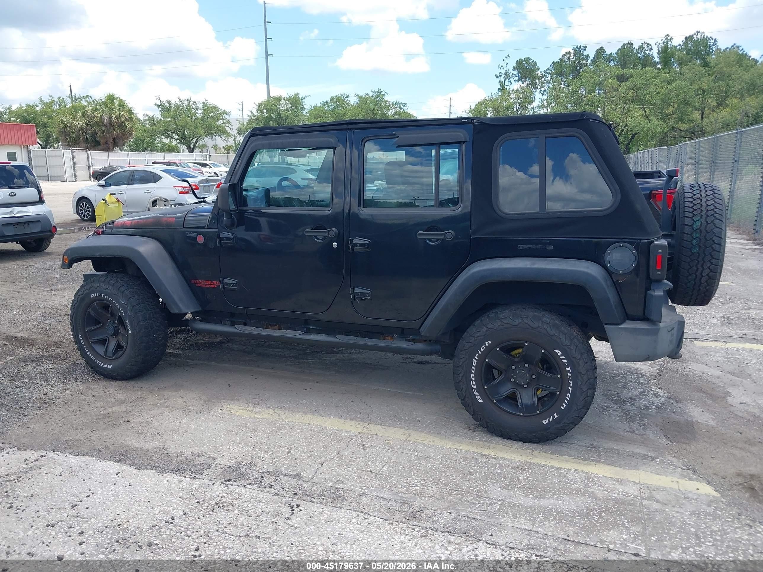 2010 Jeep Wrangler Unlimited Sport Black vin: 1J4BA3H15AL175813