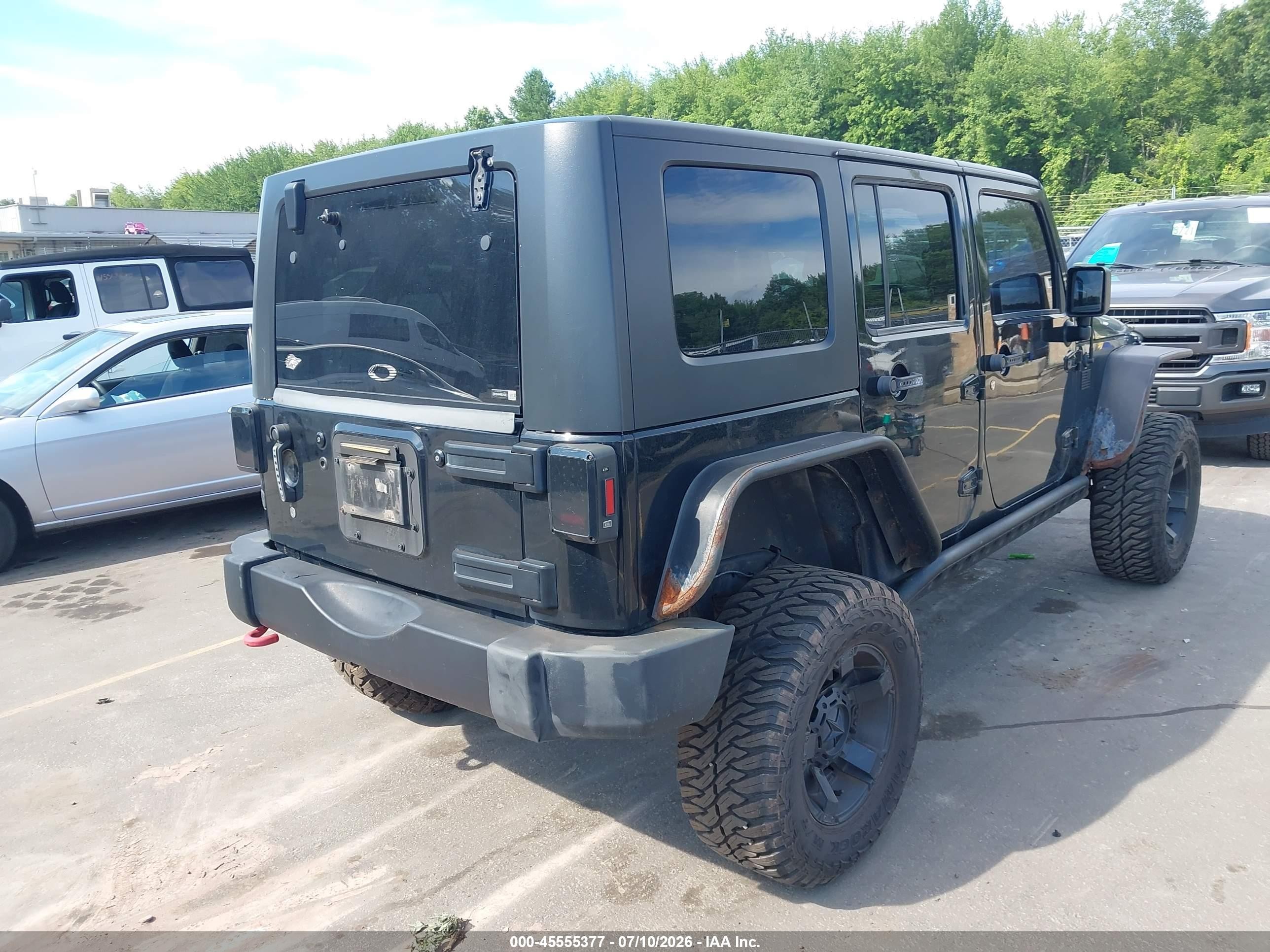 2010 Jeep Wrangler Unlimited Sport Black vin: 1J4BA3H15AL219700