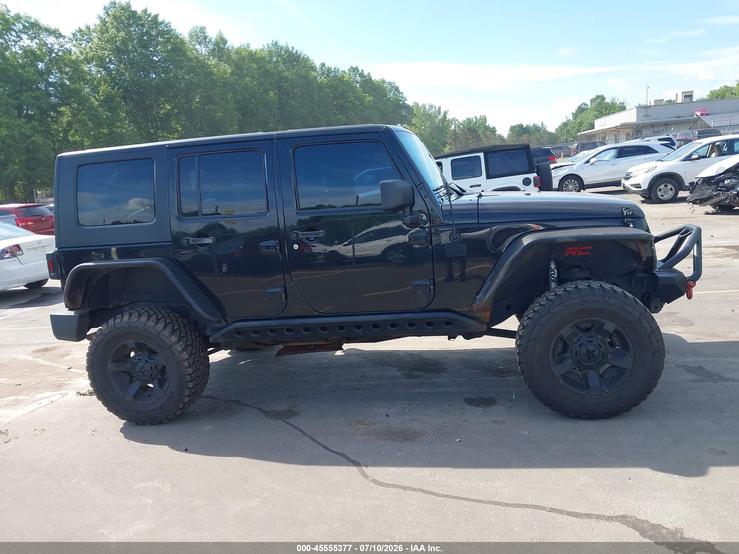 2010 Jeep Wrangler Unlimited Sport Black vin: 1J4BA3H15AL219700