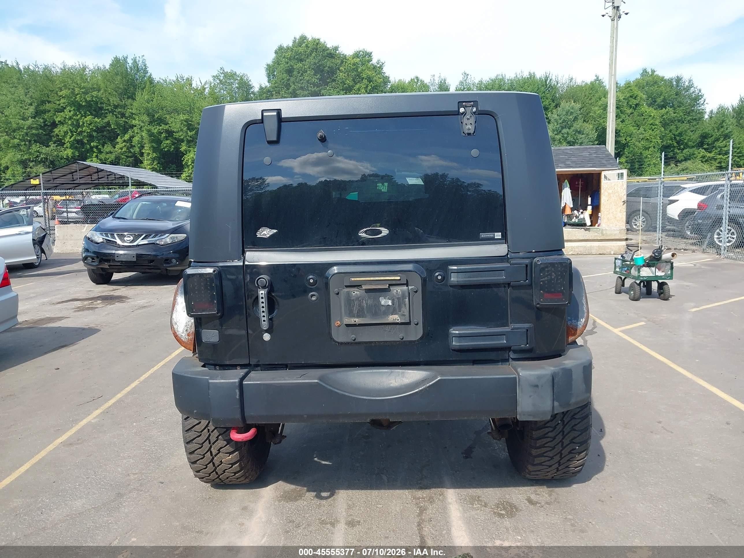 2010 Jeep Wrangler Unlimited Sport Black vin: 1J4BA3H15AL219700