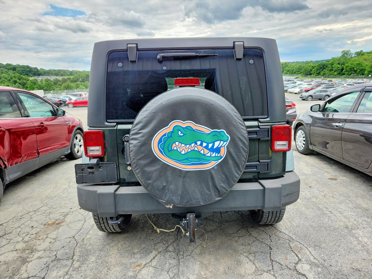 2011 Jeep Wrangler Unlimited Sport Зеленый vin: 1J4BA3H15BL510781