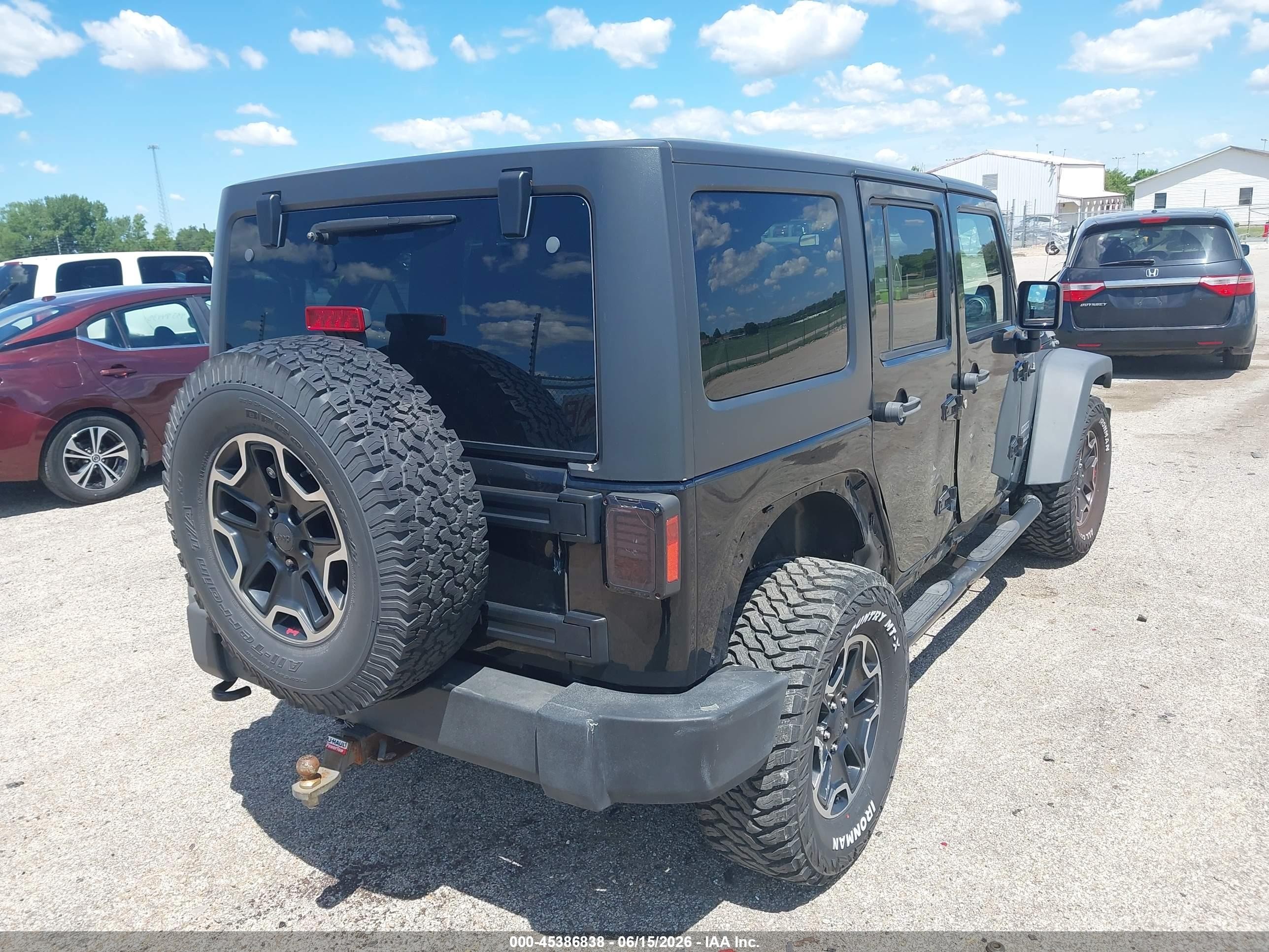 2011 Jeep Wrangler Unlimited Sport Black vin: 1J4BA3H15BL522168
