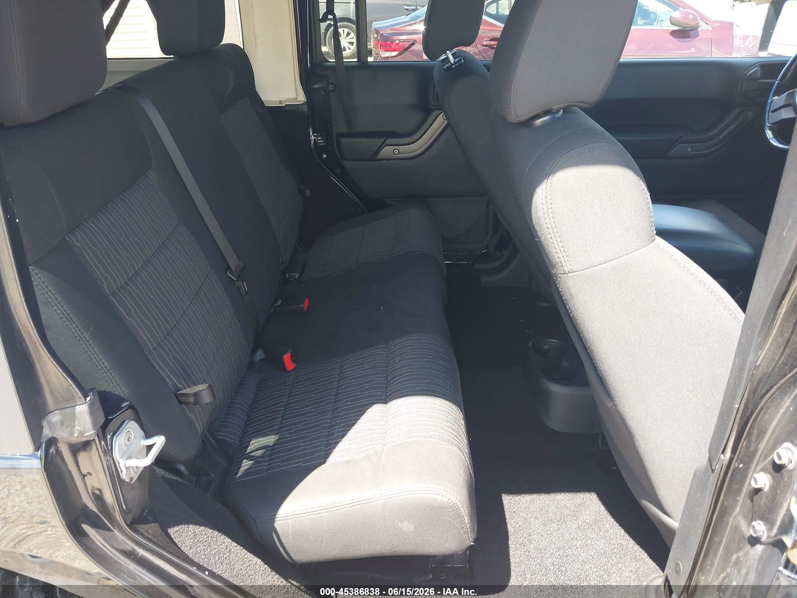 2011 Jeep Wrangler Unlimited Sport Black vin: 1J4BA3H15BL522168