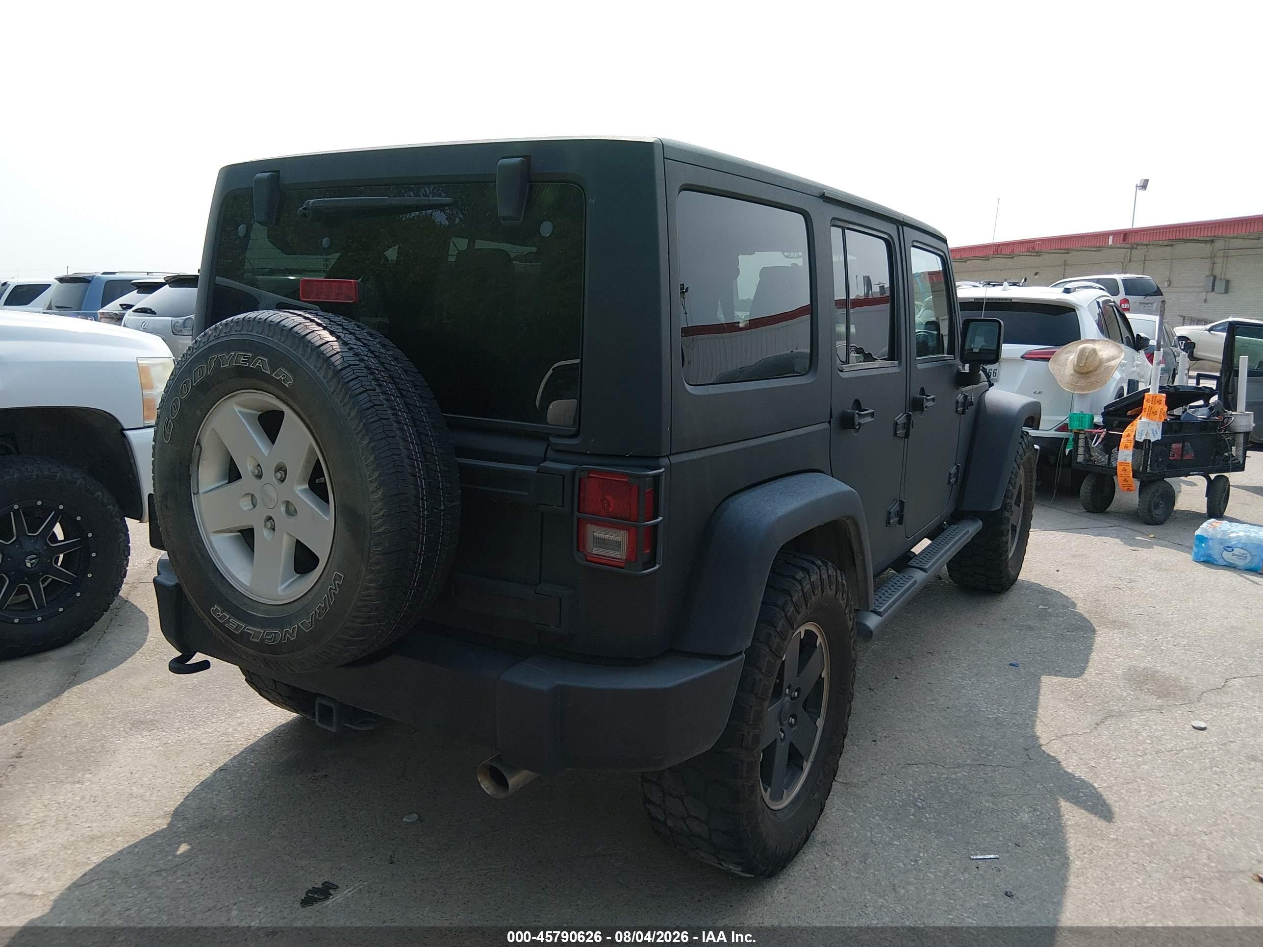 2011 Jeep Wrangler Unlimited Sport Черный vin: 1J4BA3H15BL530691
