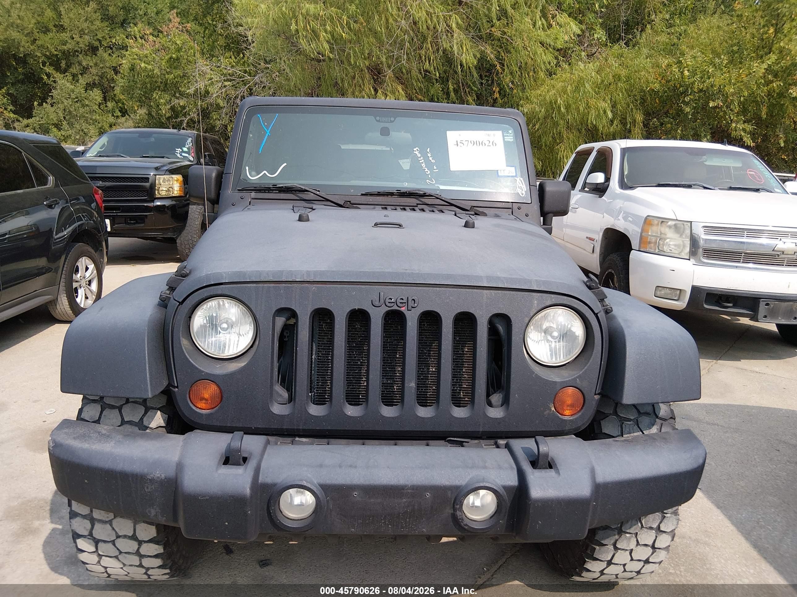 2011 Jeep Wrangler Unlimited Sport Черный vin: 1J4BA3H15BL530691