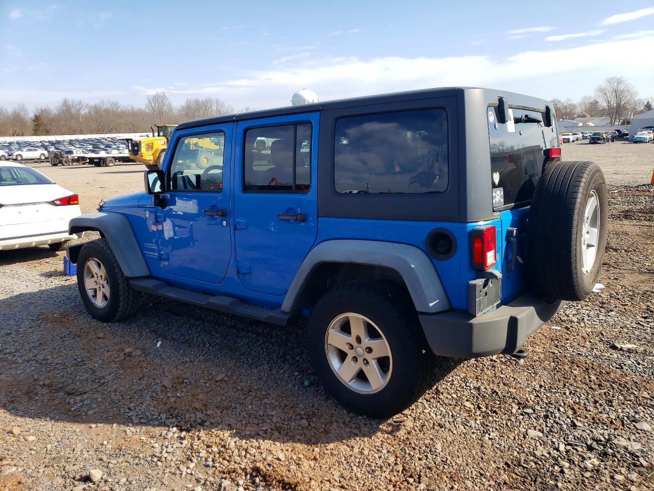 2011 Jeep Wrangler Unlimited Sport Blue vin: 1J4BA3H15BL550164