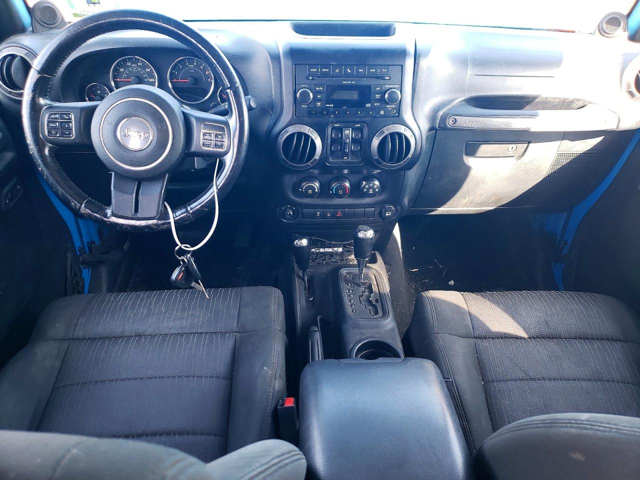 2011 Jeep Wrangler Unlimited Sport Blue vin: 1J4BA3H15BL550164