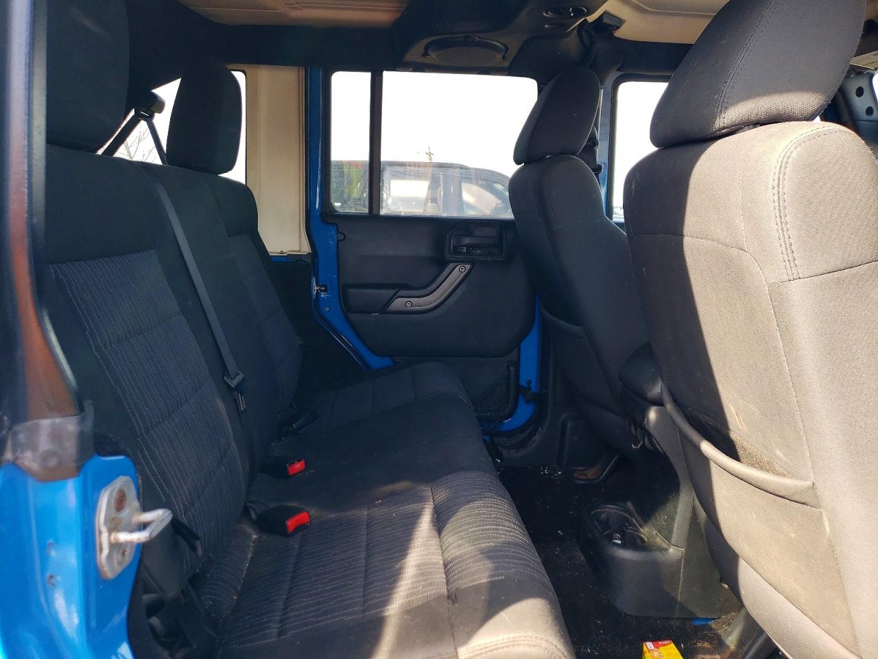 2011 Jeep Wrangler Unlimited Sport Blue vin: 1J4BA3H15BL550164