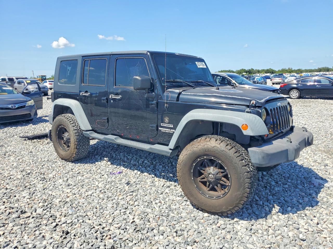 2011 Jeep Wrangler Unlimited Sport Black vin: 1J4BA3H15BL591720