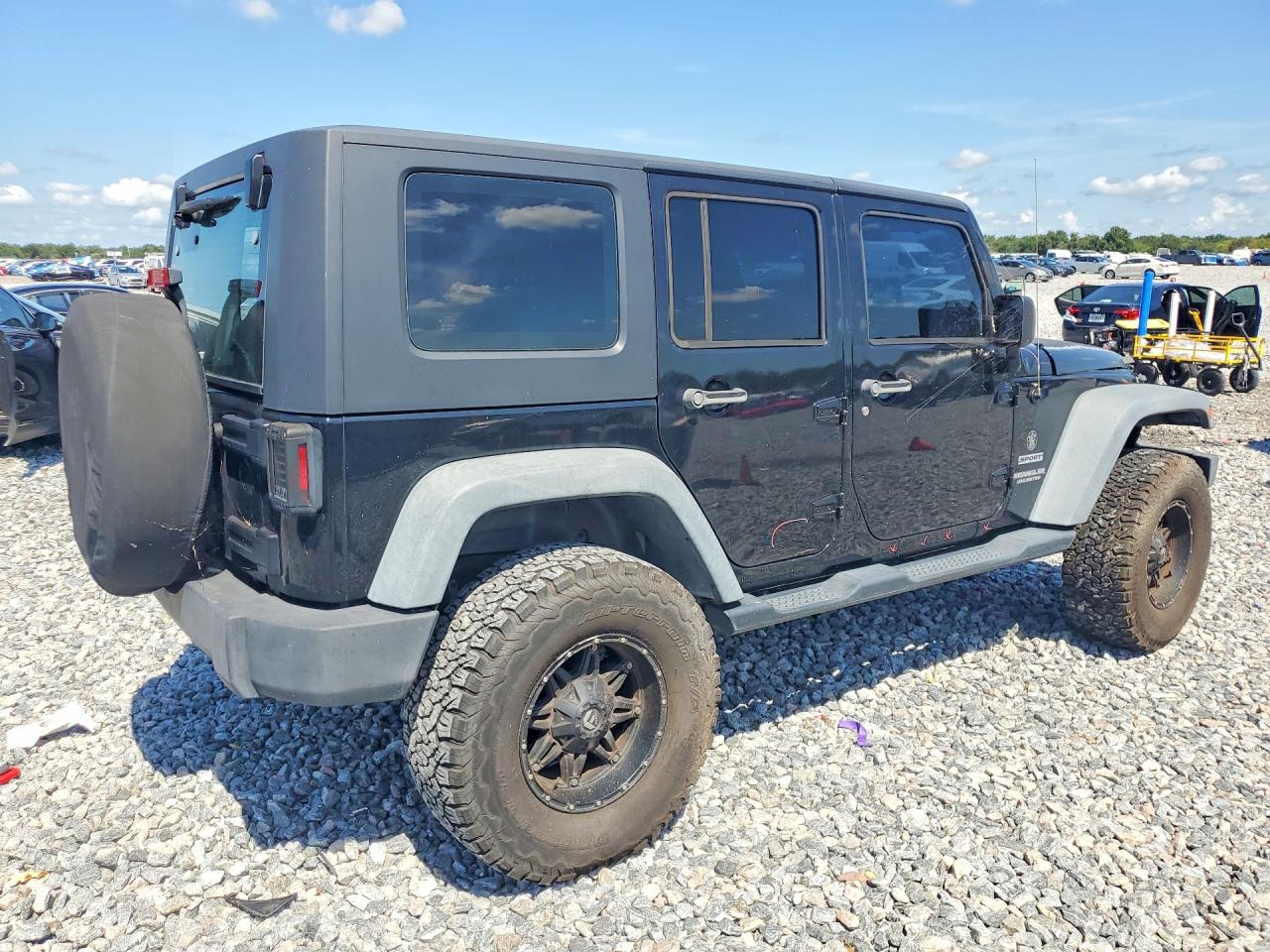 2011 Jeep Wrangler Unlimited Sport Black vin: 1J4BA3H15BL591720