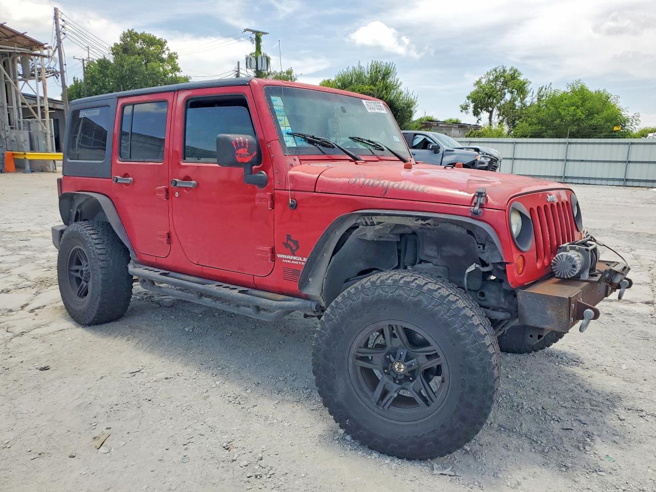 2010 Jeep Wrangler Unlimited Sport Red vin: 1J4BA3H16AL173584