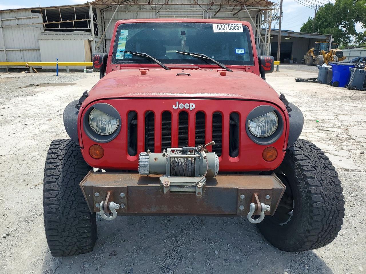 2010 Jeep Wrangler Unlimited Sport Red vin: 1J4BA3H16AL173584