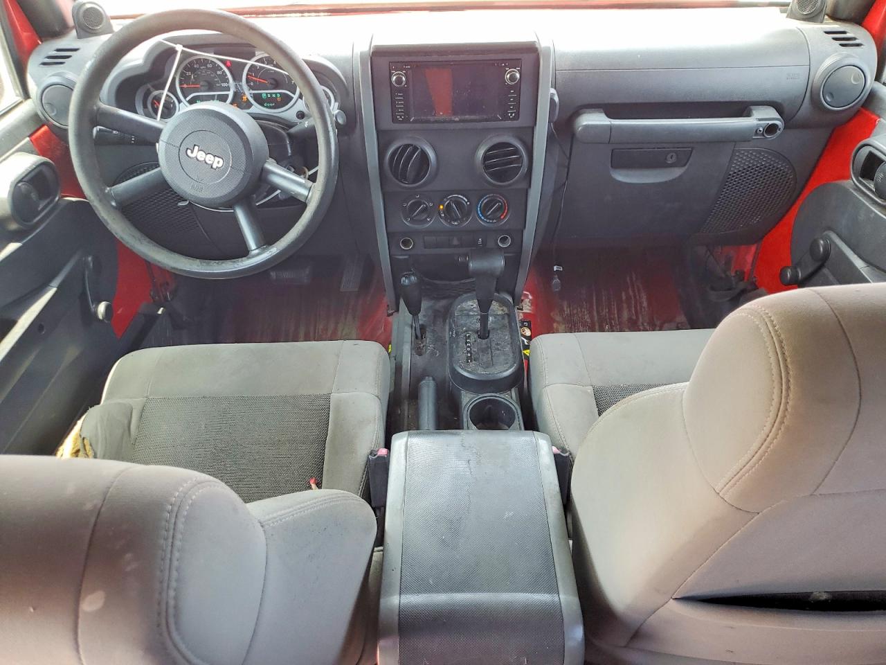 2010 Jeep Wrangler Unlimited Sport Red vin: 1J4BA3H16AL173584