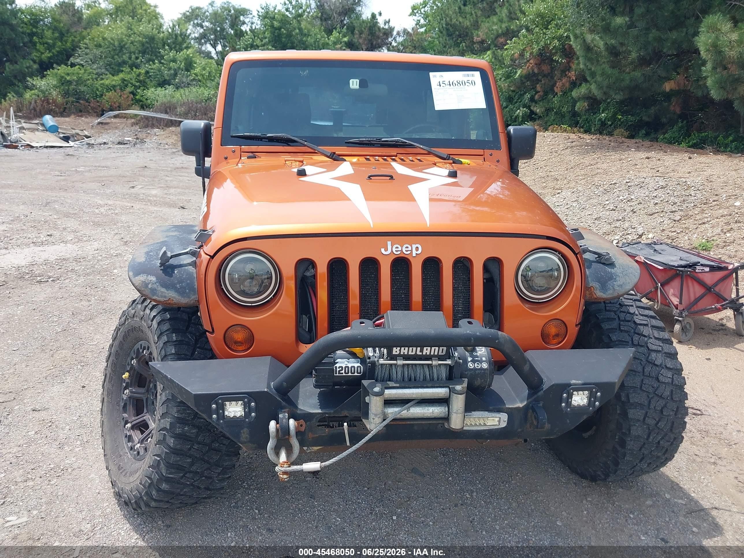 2010 Jeep Wrangler Unlimited Sport Orange vin: 1J4BA3H16AL175285