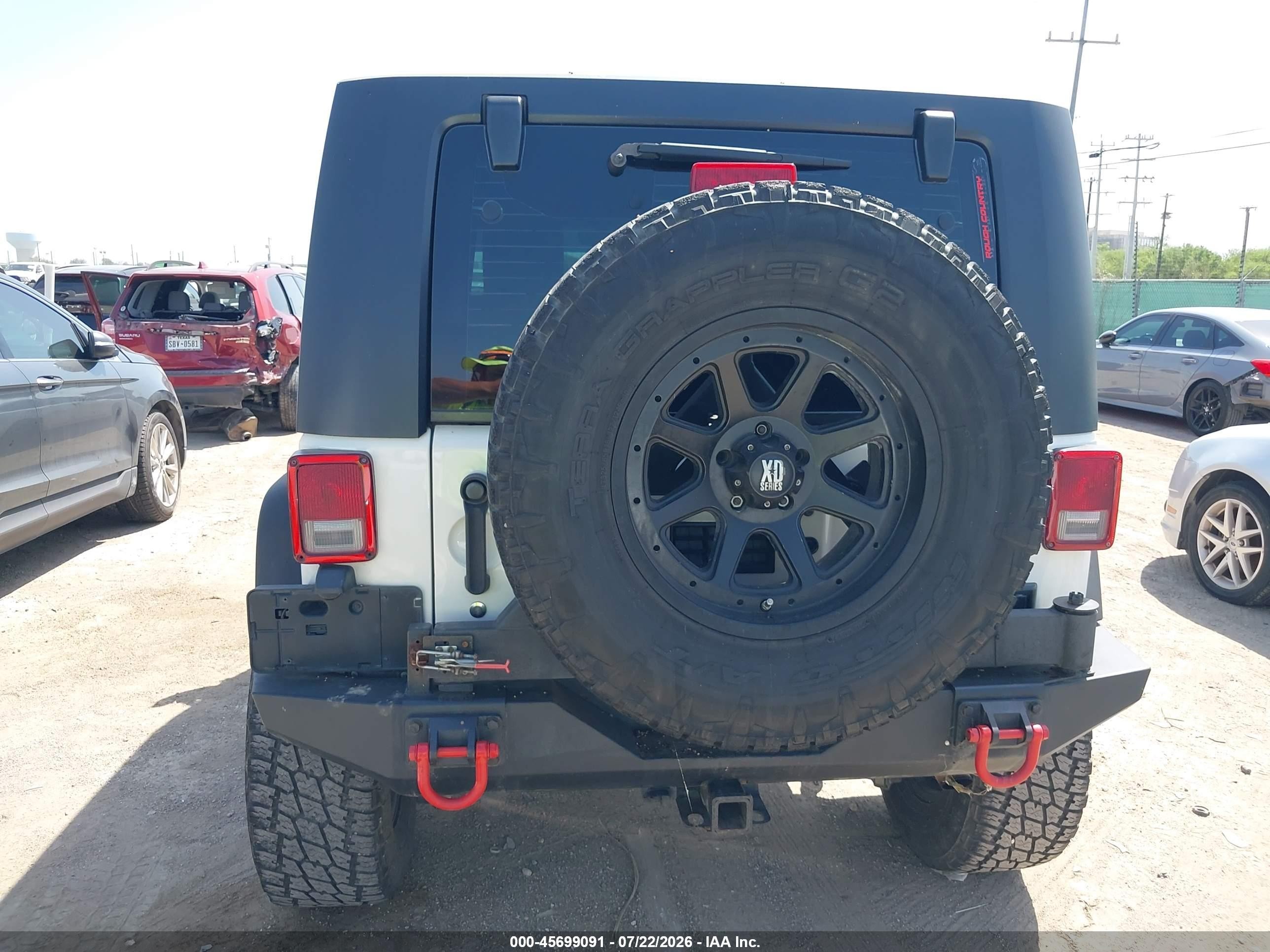 2010 Jeep Wrangler Unlimited Sport White vin: 1J4BA3H17AL105150