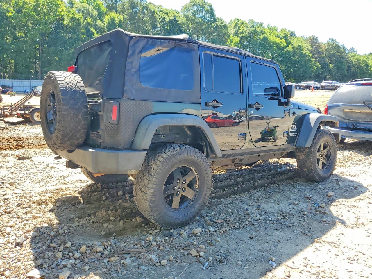 2010 Jeep Wrangler Unlimited Sport Green vin: 1J4BA3H17AL202364