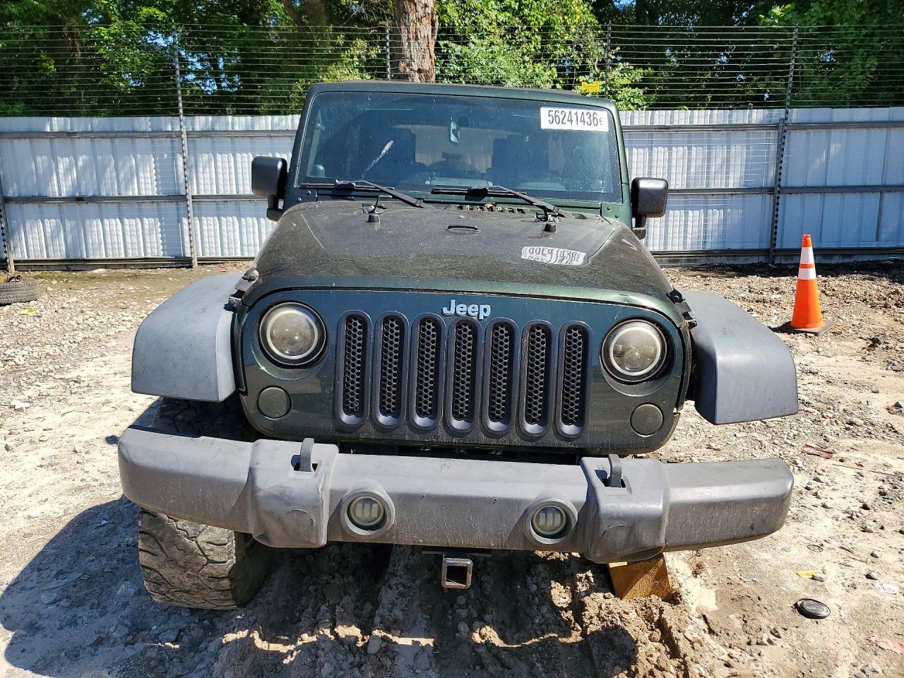 2010 Jeep Wrangler Unlimited Sport Green vin: 1J4BA3H17AL202364