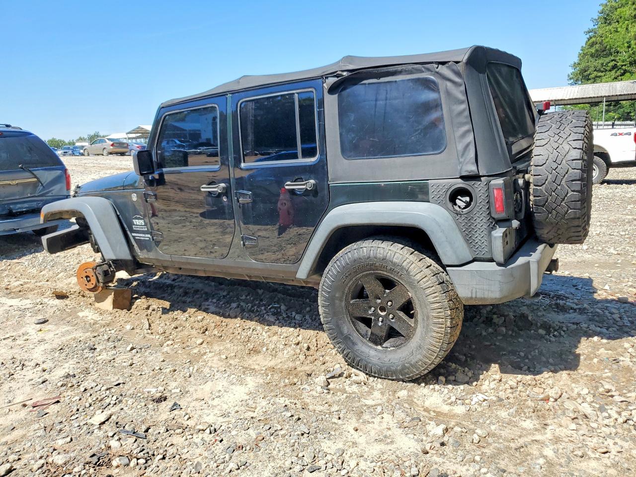 2010 Jeep Wrangler Unlimited Sport Green vin: 1J4BA3H17AL202364