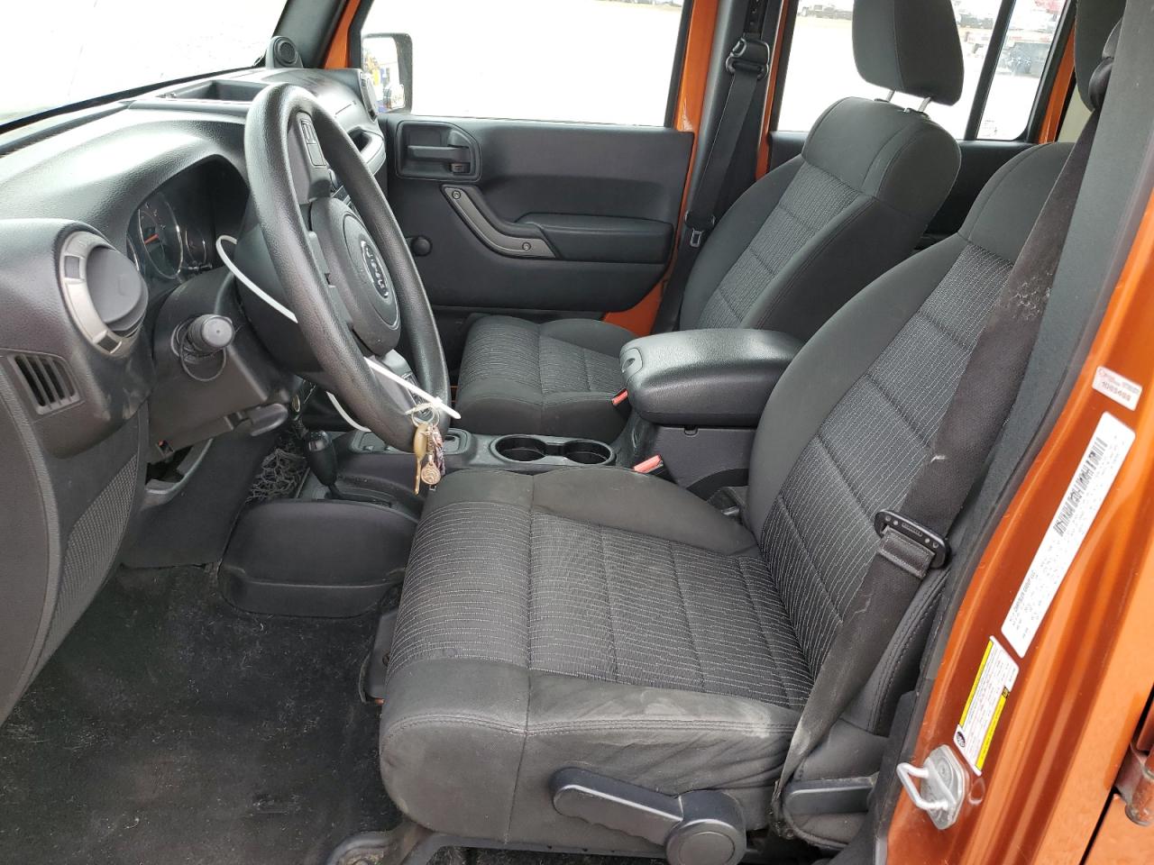 2011 Jeep Wrangler Unlimited Sport Orange vin: 1J4BA3H17BL511298