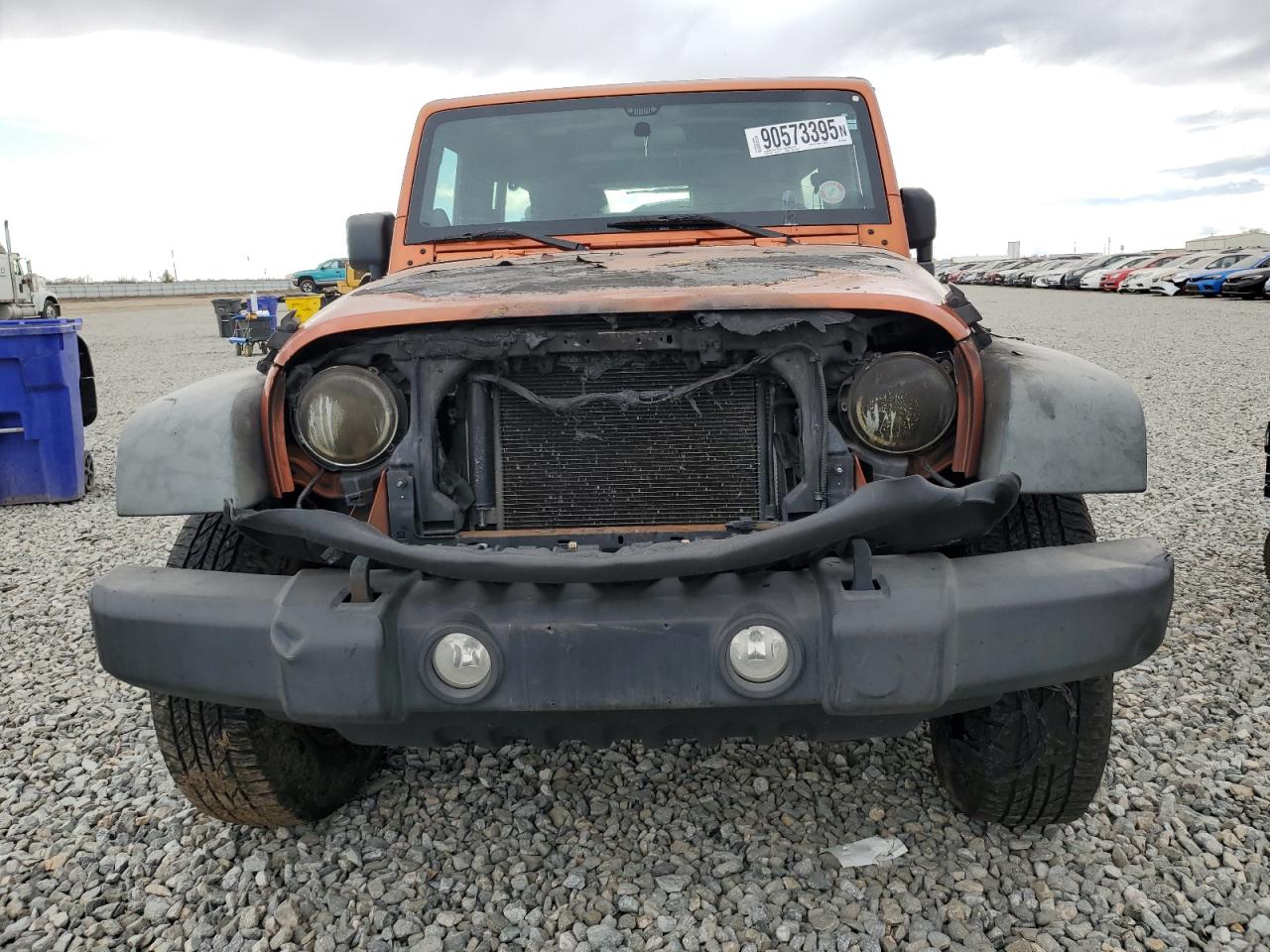 2011 Jeep Wrangler Unlimited Sport Orange vin: 1J4BA3H17BL511298