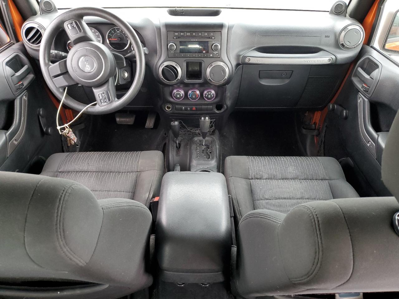 2011 Jeep Wrangler Unlimited Sport Orange vin: 1J4BA3H17BL511298