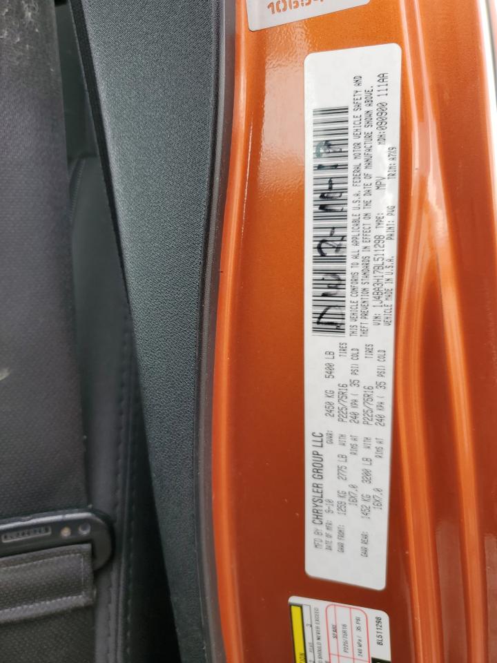 2011 Jeep Wrangler Unlimited Sport Orange vin: 1J4BA3H17BL511298