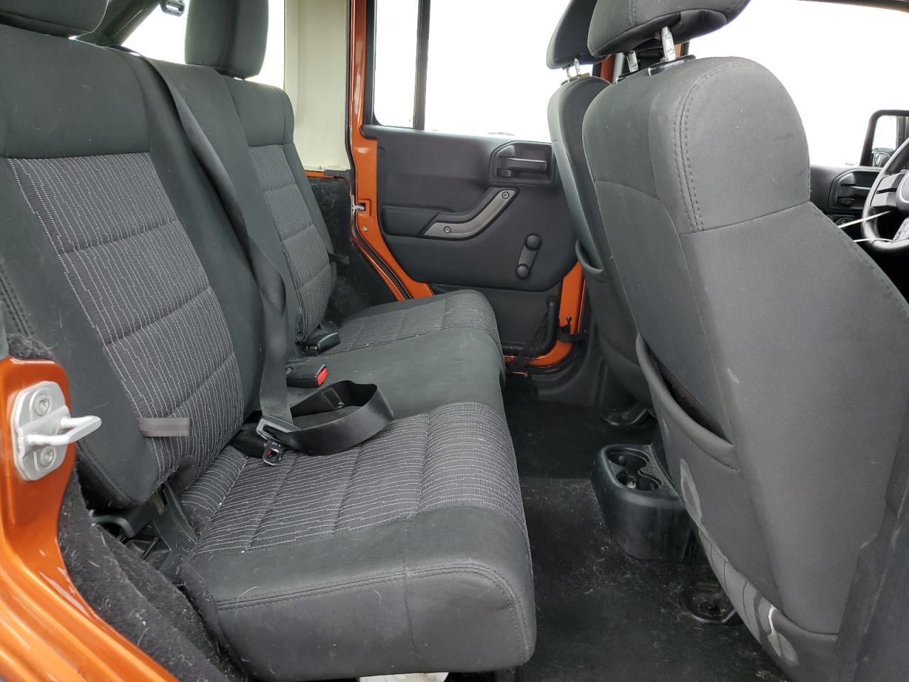 2011 Jeep Wrangler Unlimited Sport Orange vin: 1J4BA3H17BL511298