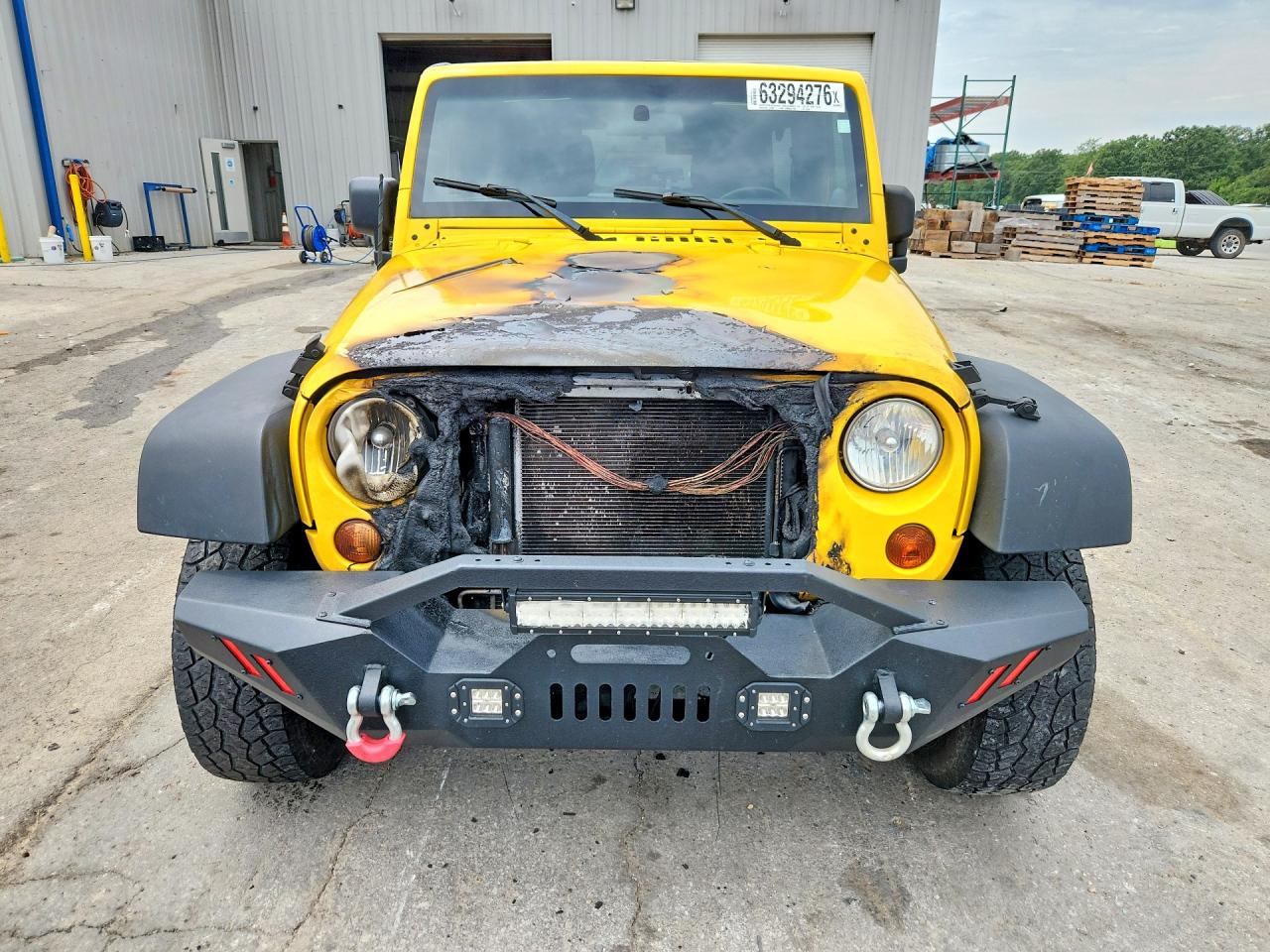 2011 Jeep Wrangler Unlimited Sport Yellow vin: 1J4BA3H17BL525430