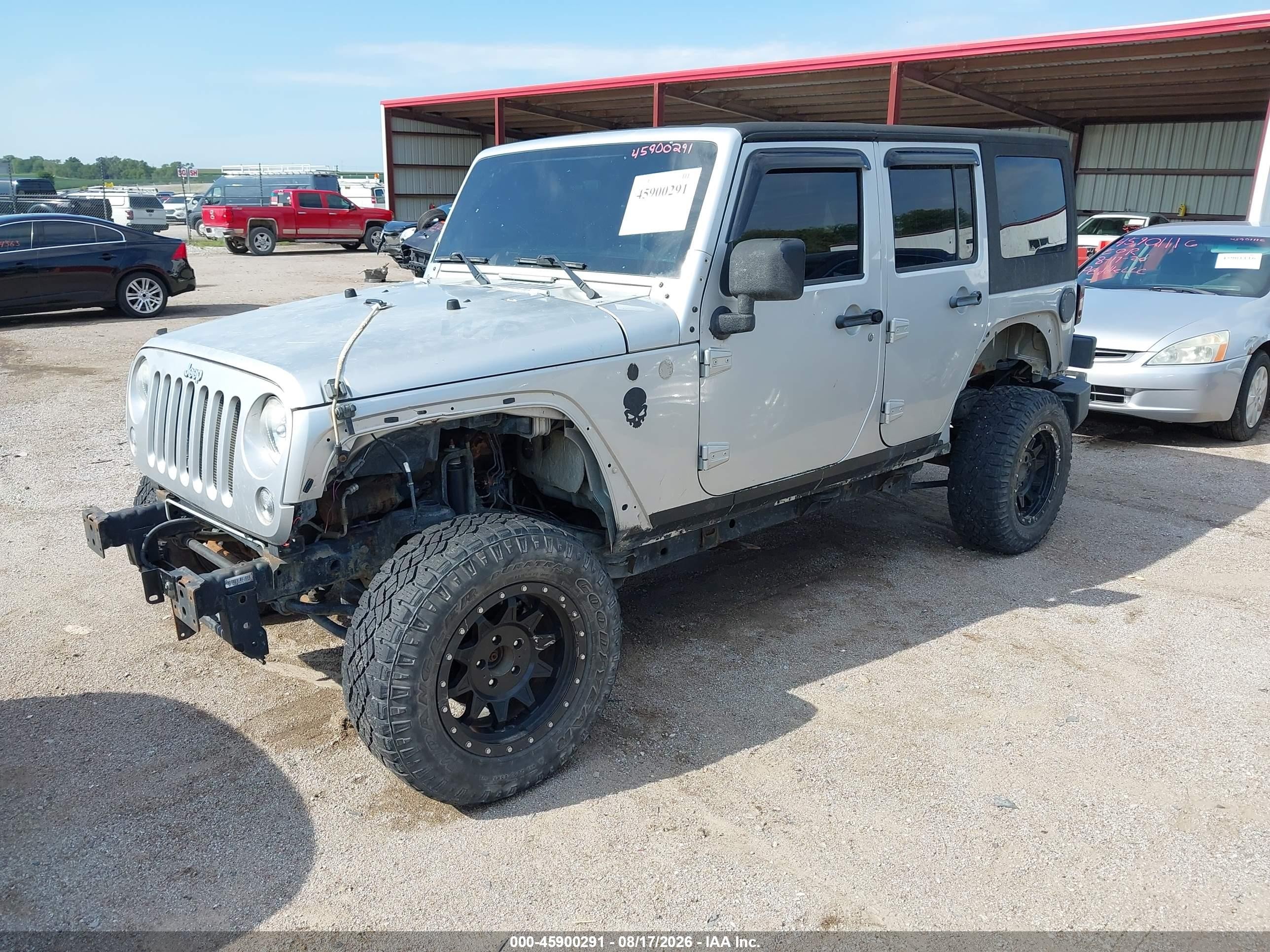 2011 Jeep Wrangler Unlimited Sport Silver vin: 1J4BA3H17BL552837
