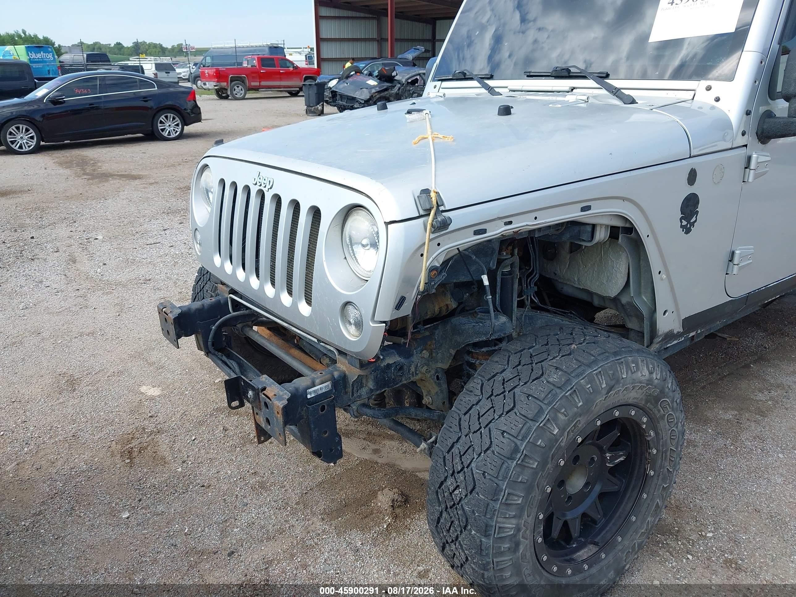 2011 Jeep Wrangler Unlimited Sport Silver vin: 1J4BA3H17BL552837