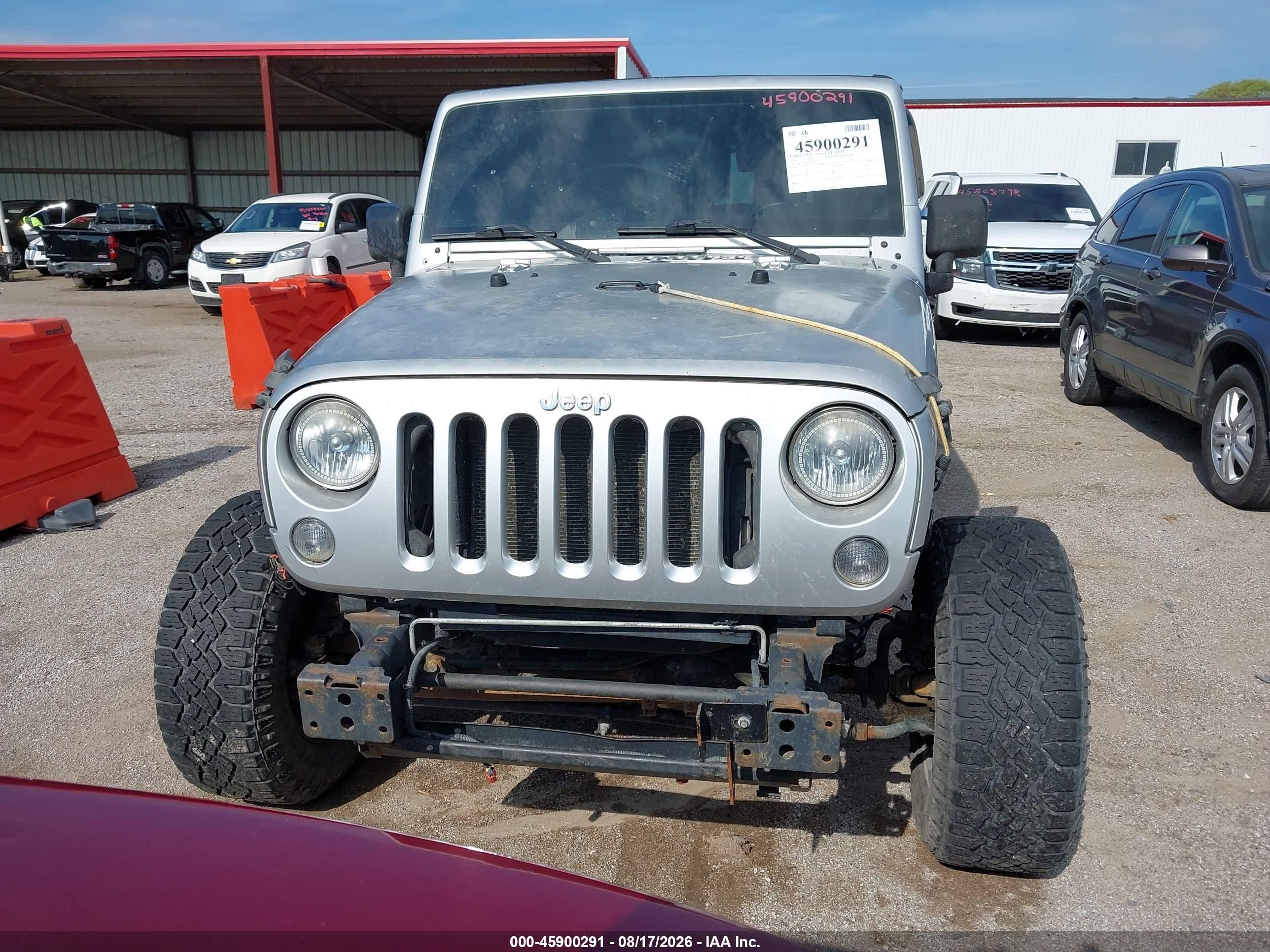 2011 Jeep Wrangler Unlimited Sport Silver vin: 1J4BA3H17BL552837