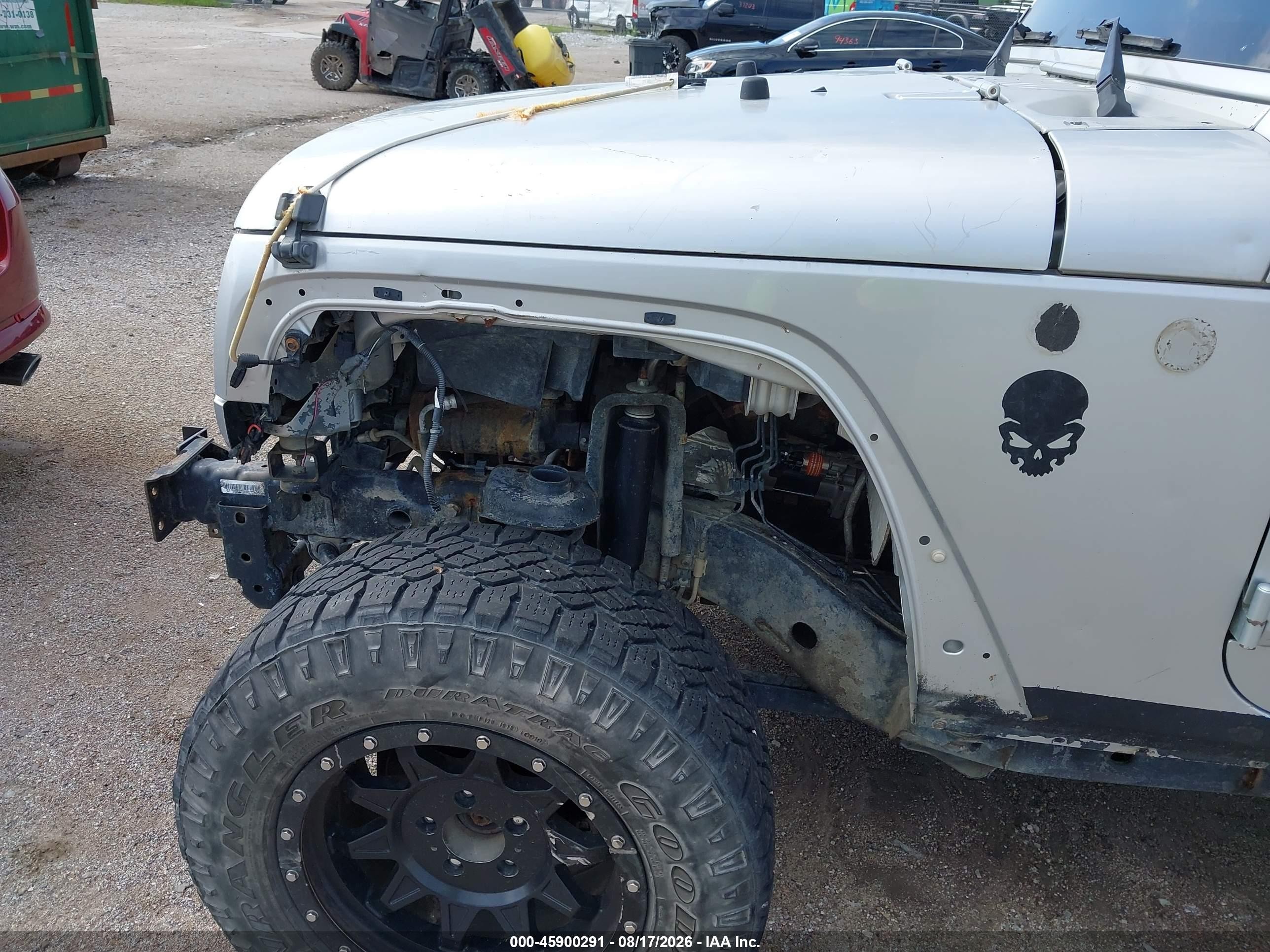 2011 Jeep Wrangler Unlimited Sport Silver vin: 1J4BA3H17BL552837