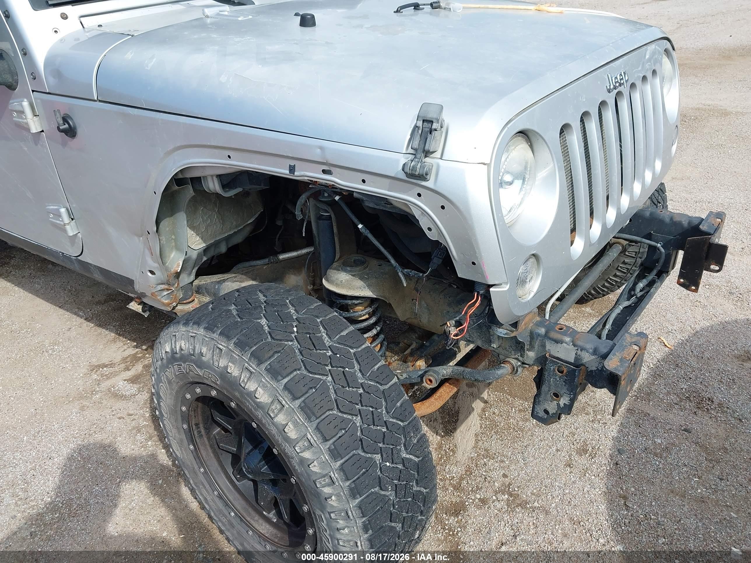 2011 Jeep Wrangler Unlimited Sport Silver vin: 1J4BA3H17BL552837
