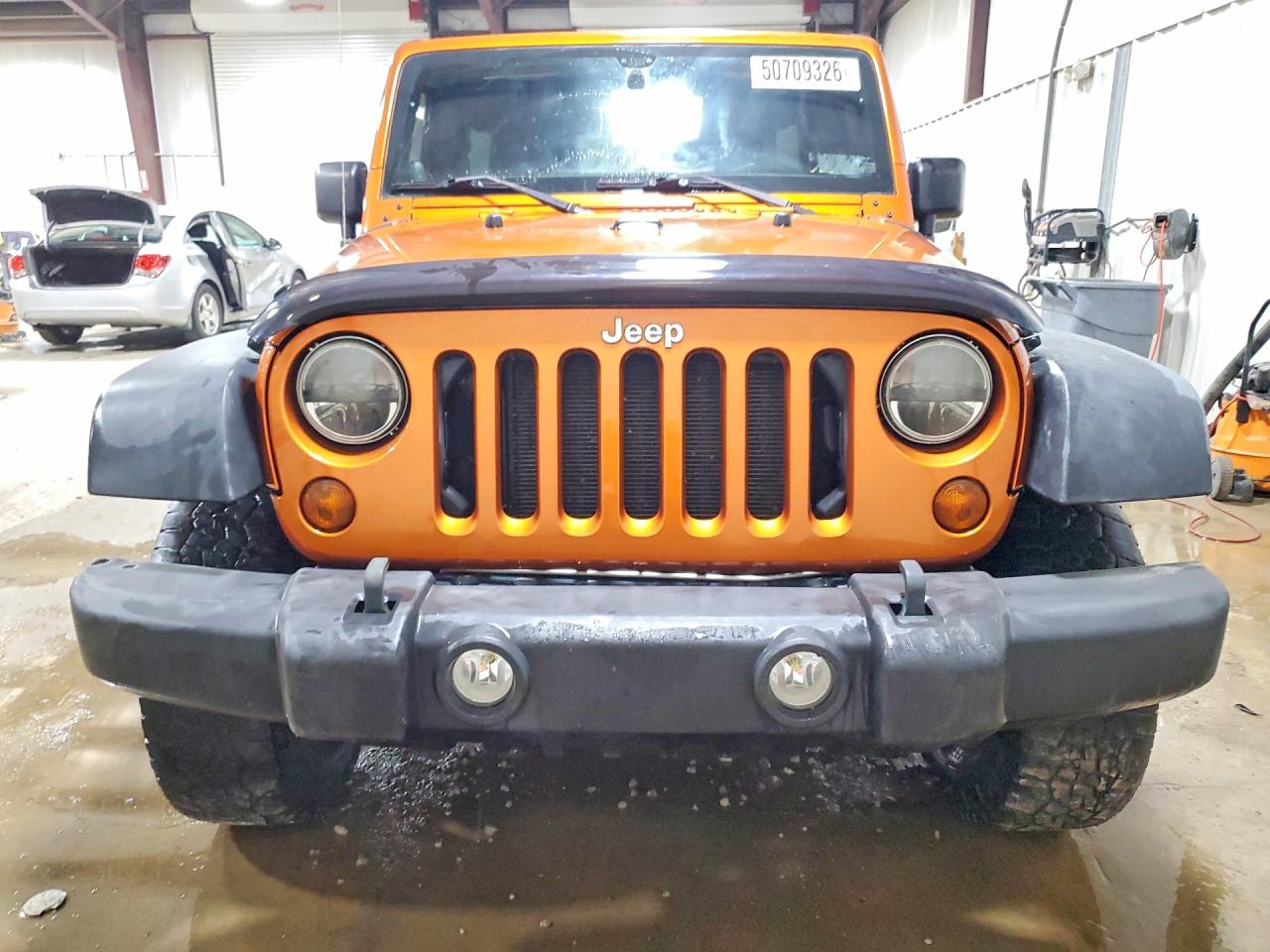 2011 Jeep Wrangler Unlimited Sport Orange vin: 1J4BA3H17BL555687